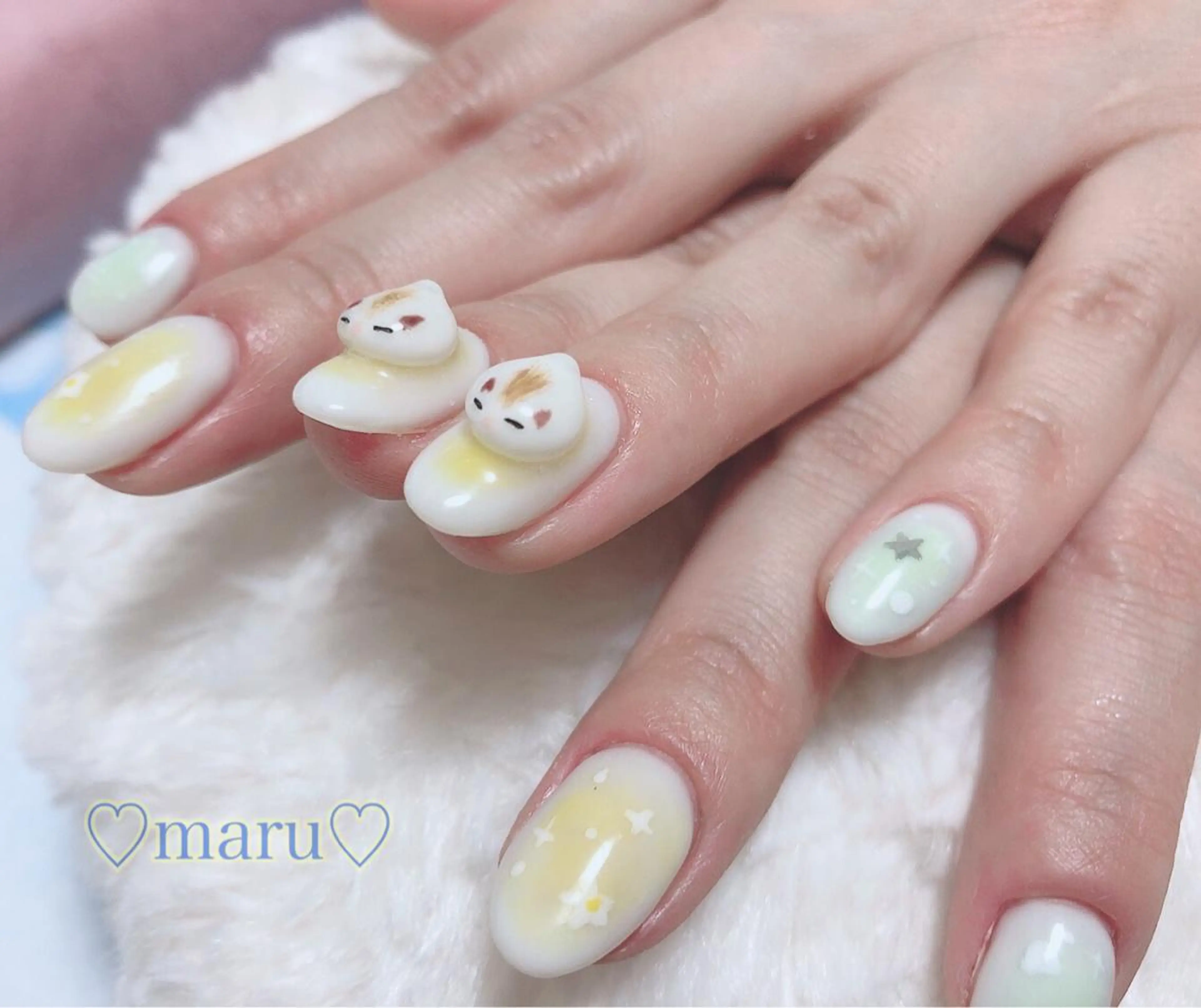 ネイル ハンドネイル フットネイル まるみ ♡のネイルデザイン