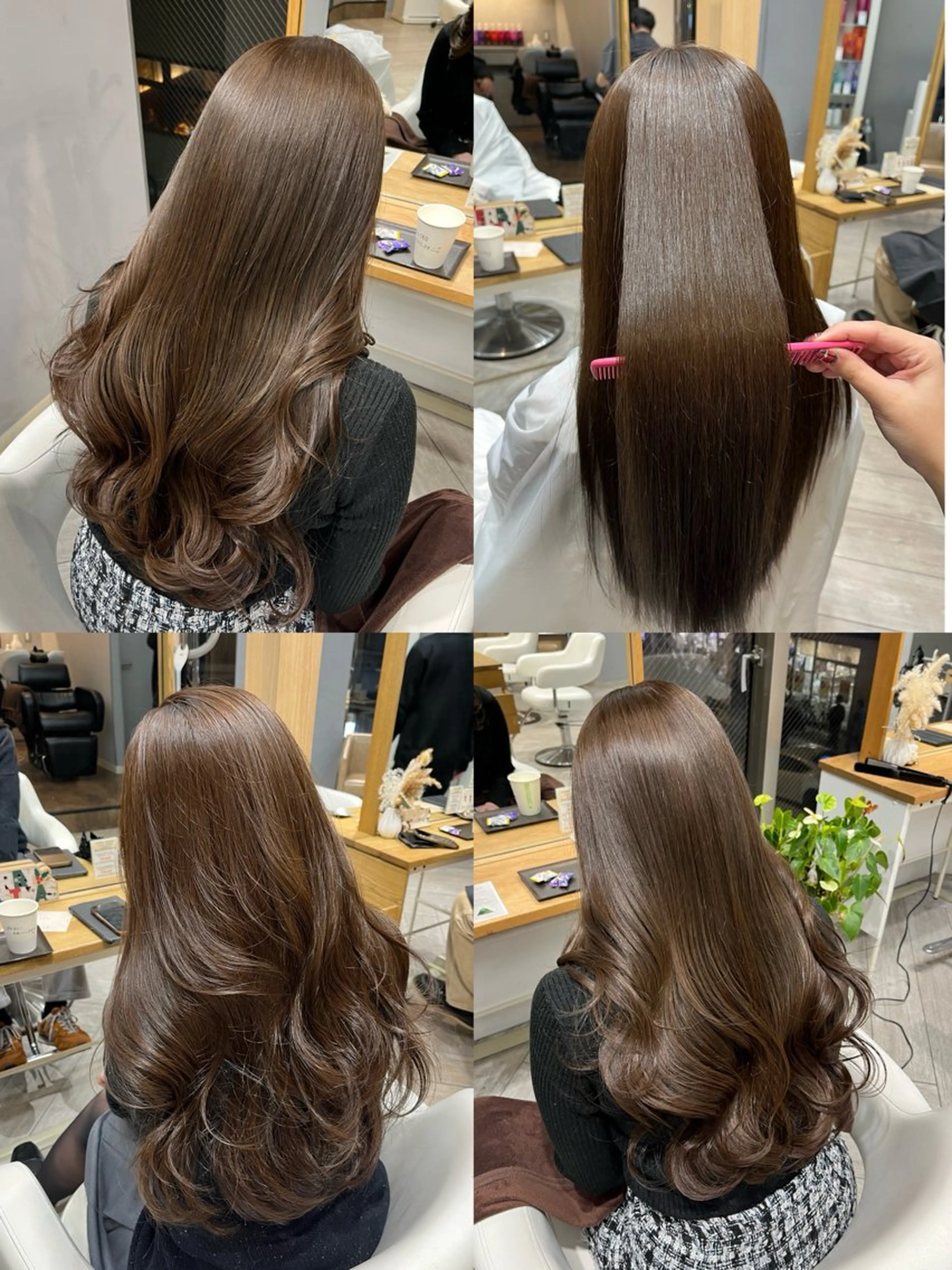ロング カット ヘアカラー トリートメント AVANCE. chisatoのヘアスタイル