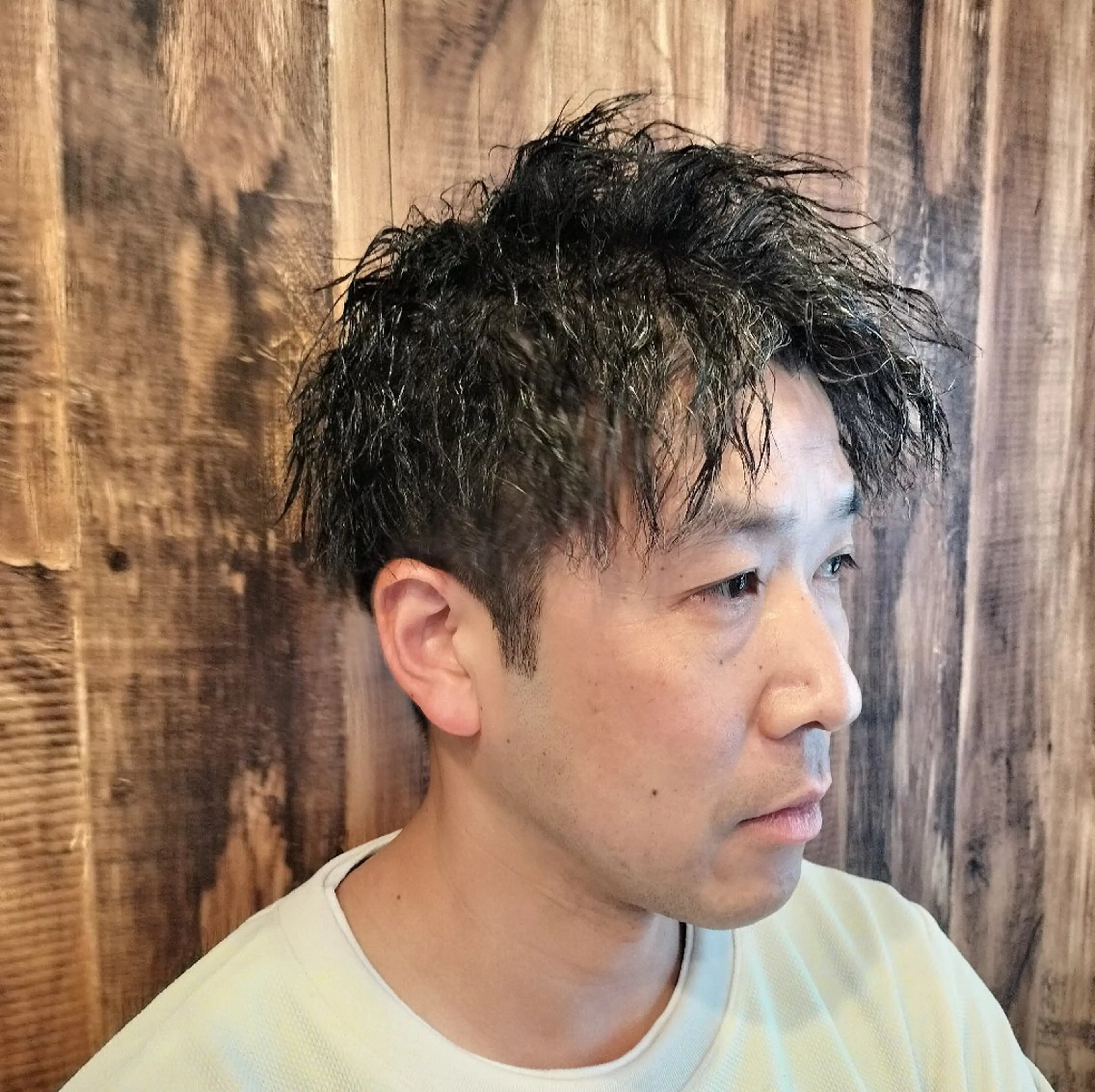 パーマ hairsalonWOOD四條畷店所属・【無料】メンズ ヘアモデル大募集のヘアスタイル