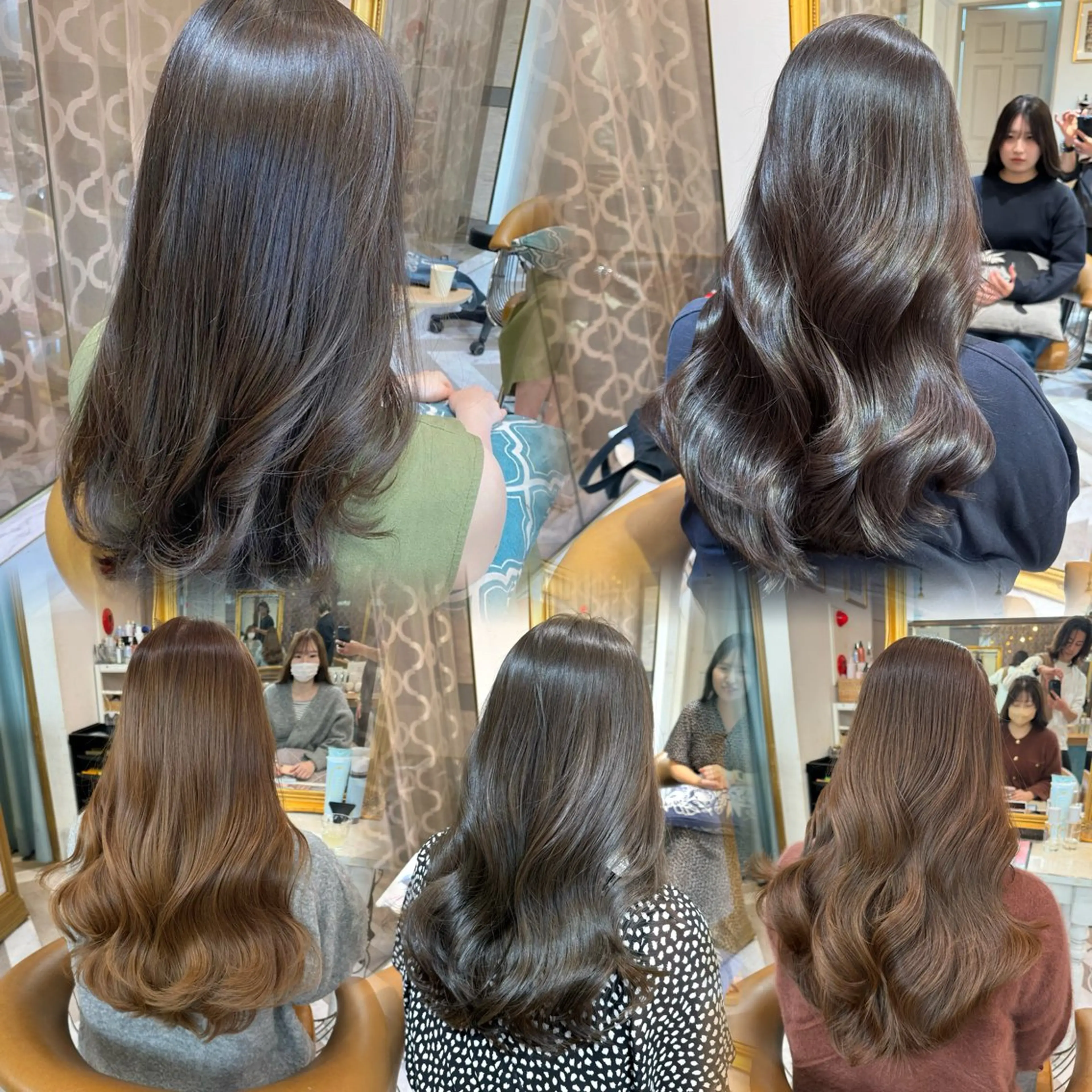 ロング カラー カット ヘアカラー トリートメント レイヤーカット /透明感カラー西田のヘアスタイル