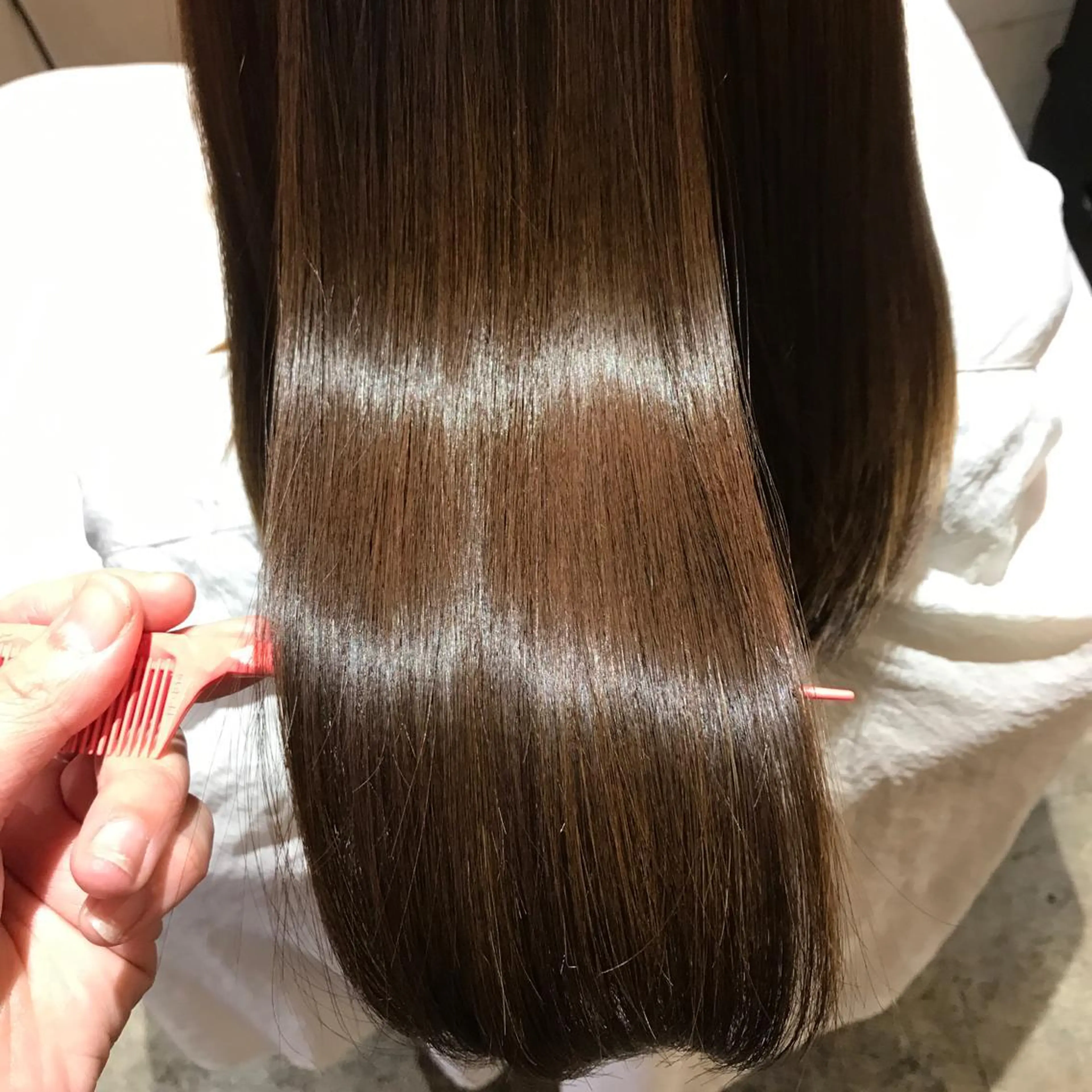 ロング カット ヘアカラー トリートメント レイヤー×髪質改善 マネージャー安藤光司のヘアスタイル