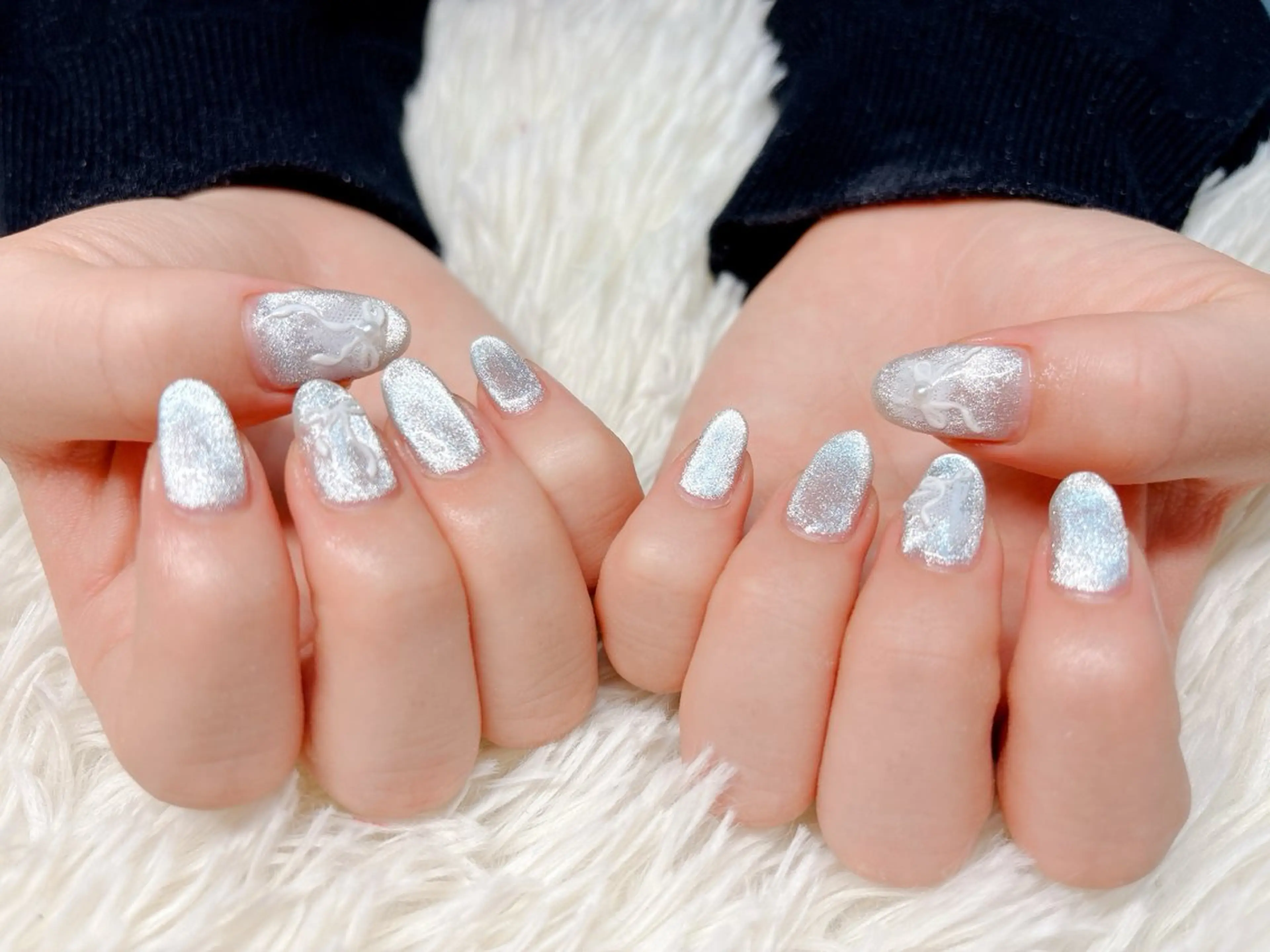 ネイル ハンドネイル パッチリオメメ Lianaのネイルデザイン