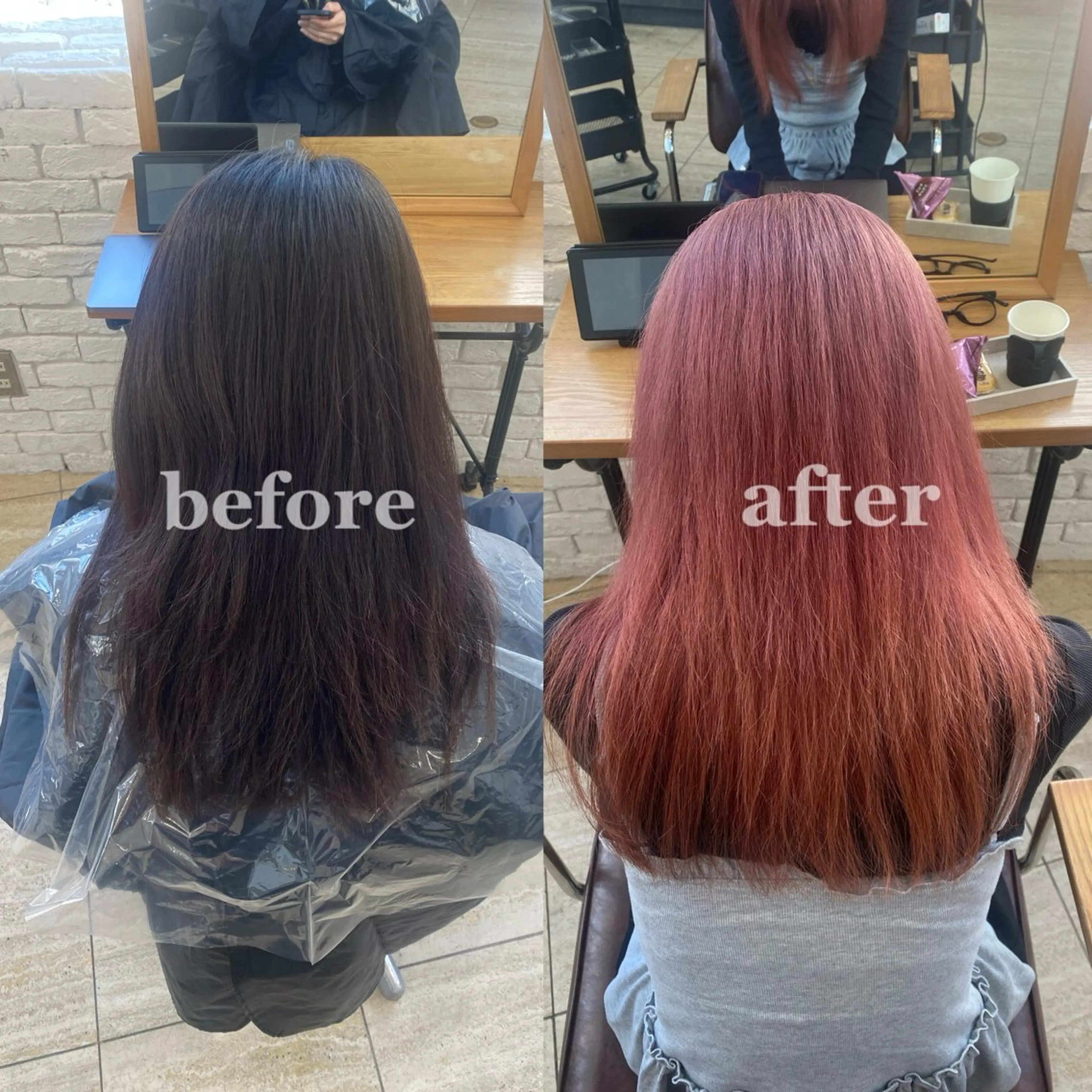 セミロング ヘアカラー Belle   / kaede🍁のヘアスタイル