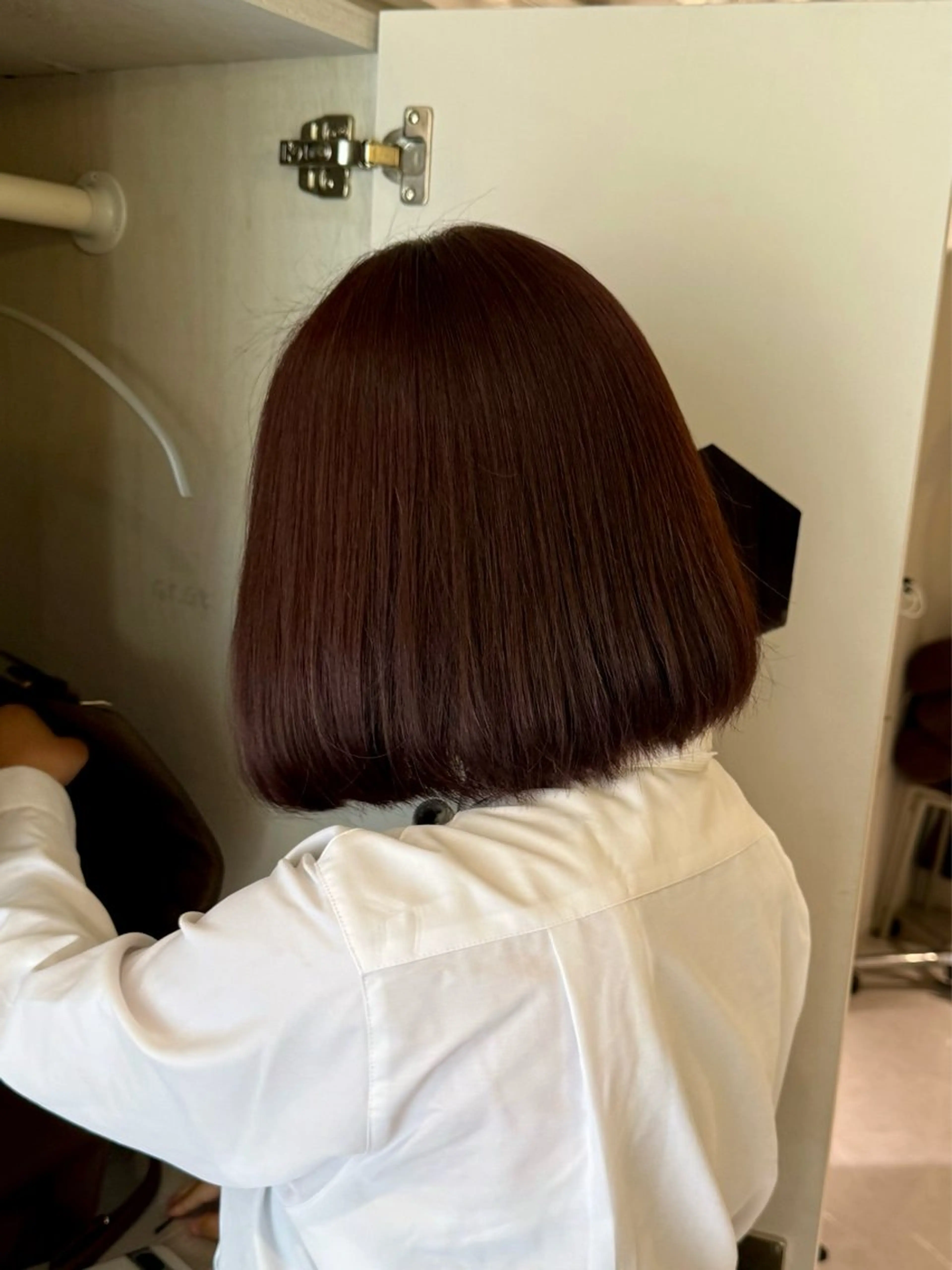 カラー ブラウンカラー ピンクカラー ヘアカラー momb所属・暖色カラー/艶髪/ 韓国/ひなのヘアスタイル