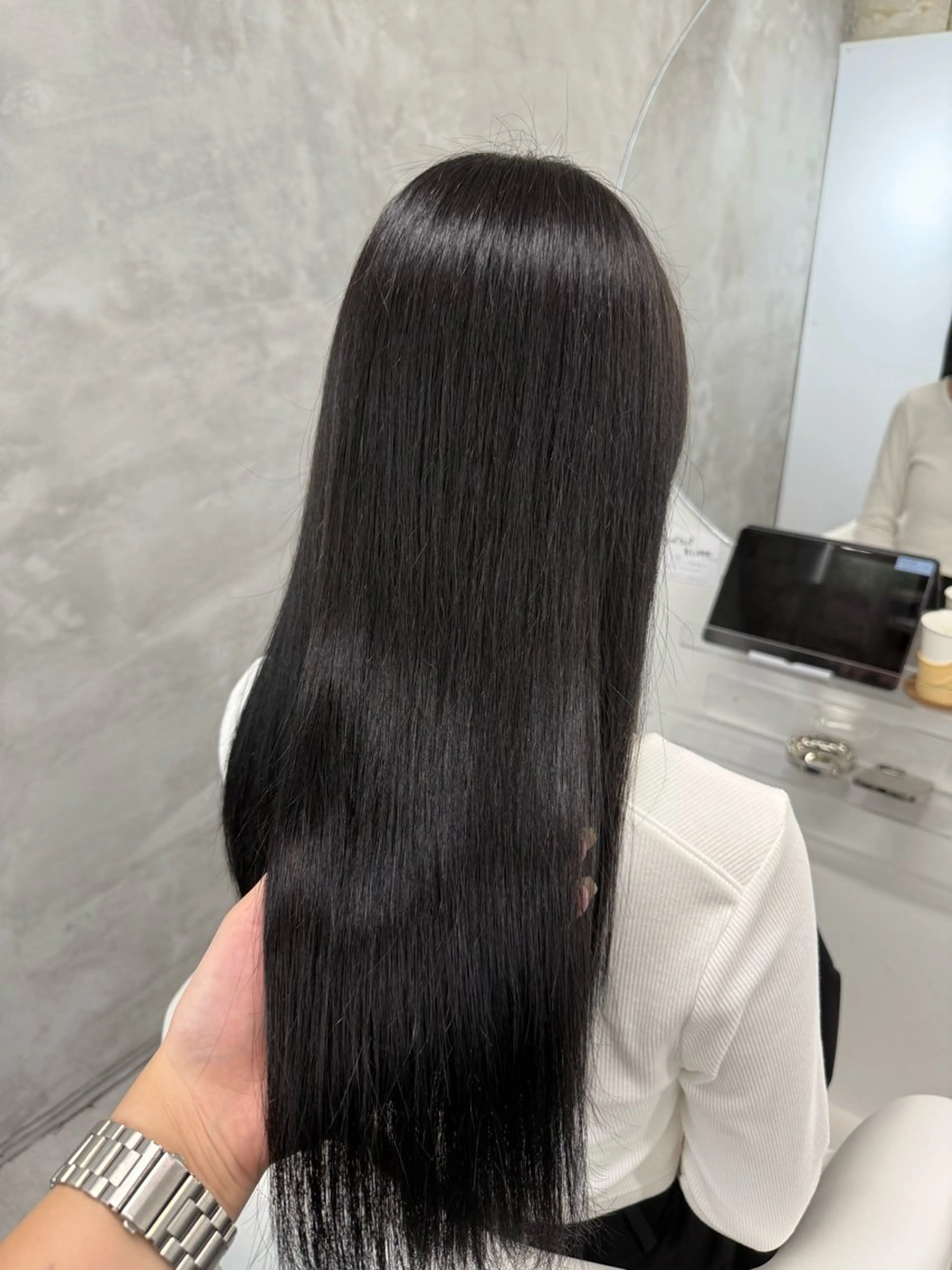 ロング カラー カット ヘアカラー トリートメント yuuna ✮ レイヤーカットのヘアスタイル