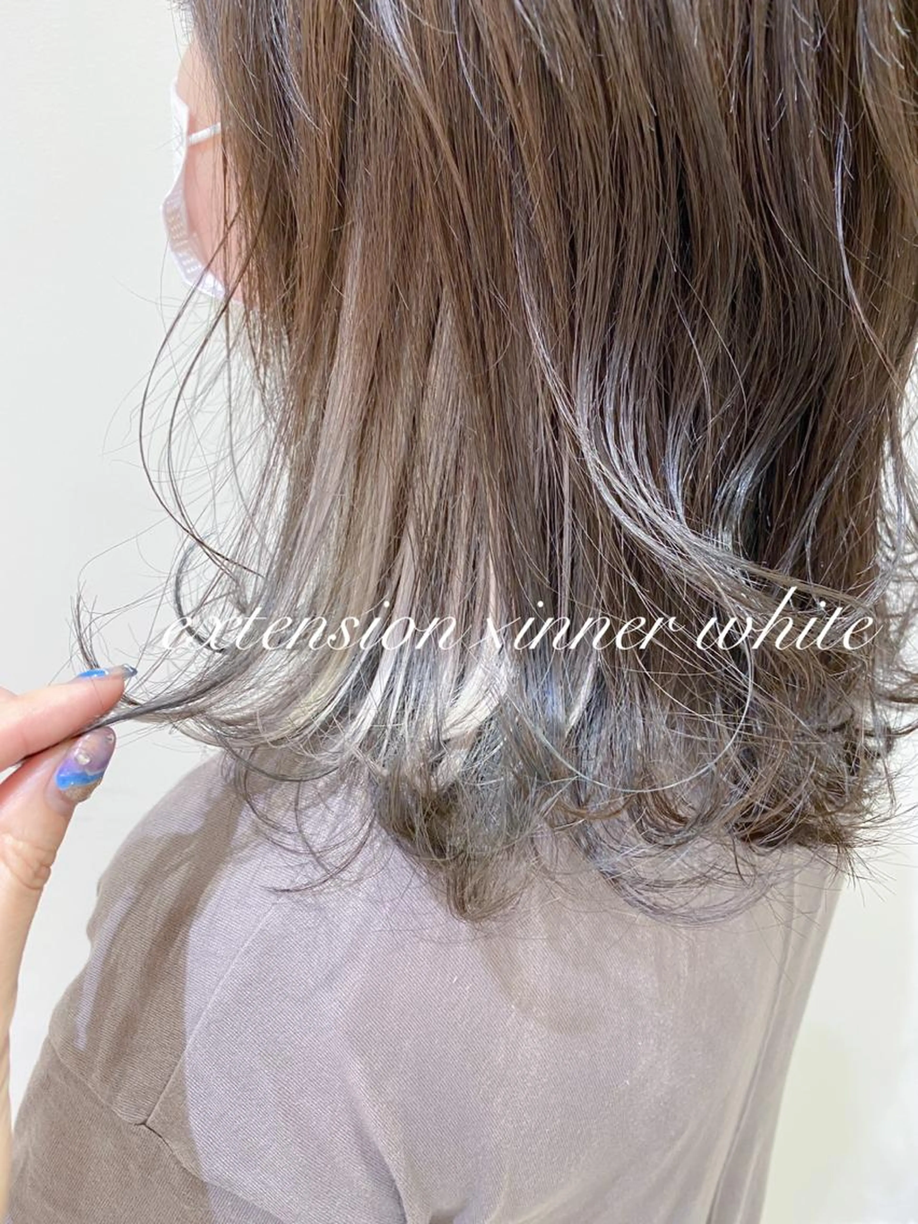 【大人気menu💕】❤超絶馴染む❤ワンポイント上質人毛シールエクステ6本+エクステカット✂︎の写真