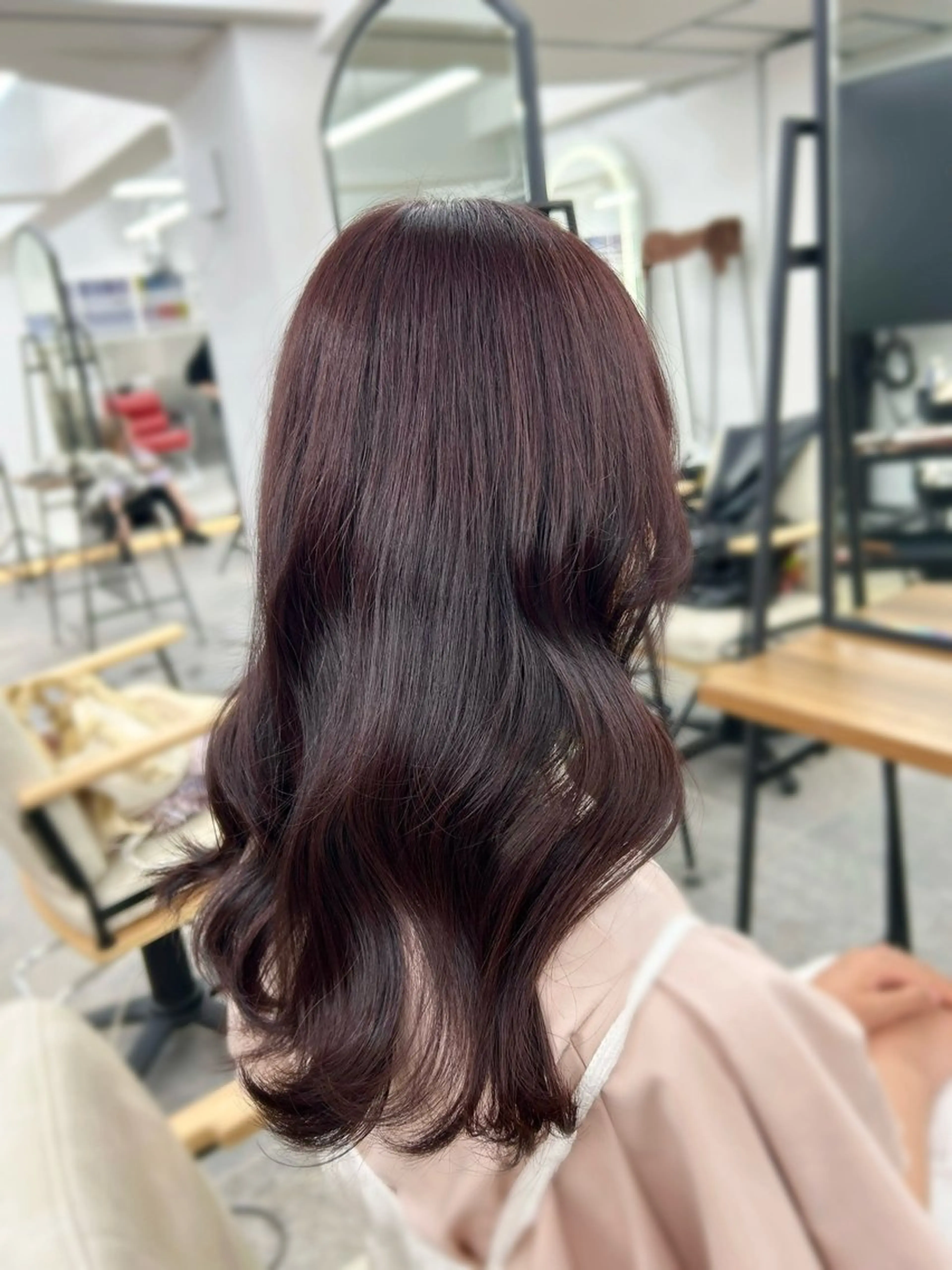 ロング カラー ラベンダーカラー ピンクカラー ピンクラベンダー HARUKA 🤍のヘアスタイル