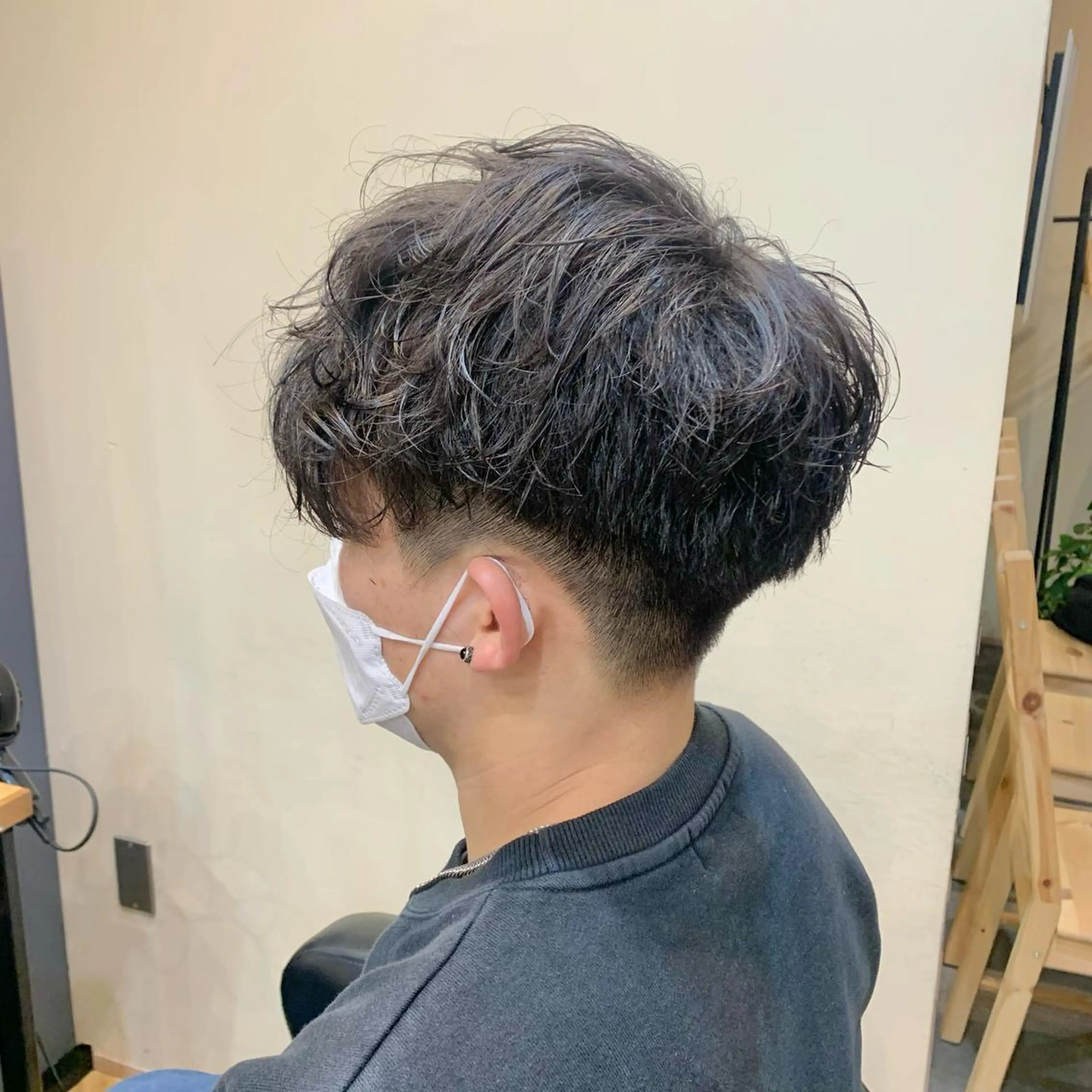 メンズ メンズパーマ 福原遼華/小顔ショー ト/髪質改善のヘアスタイル