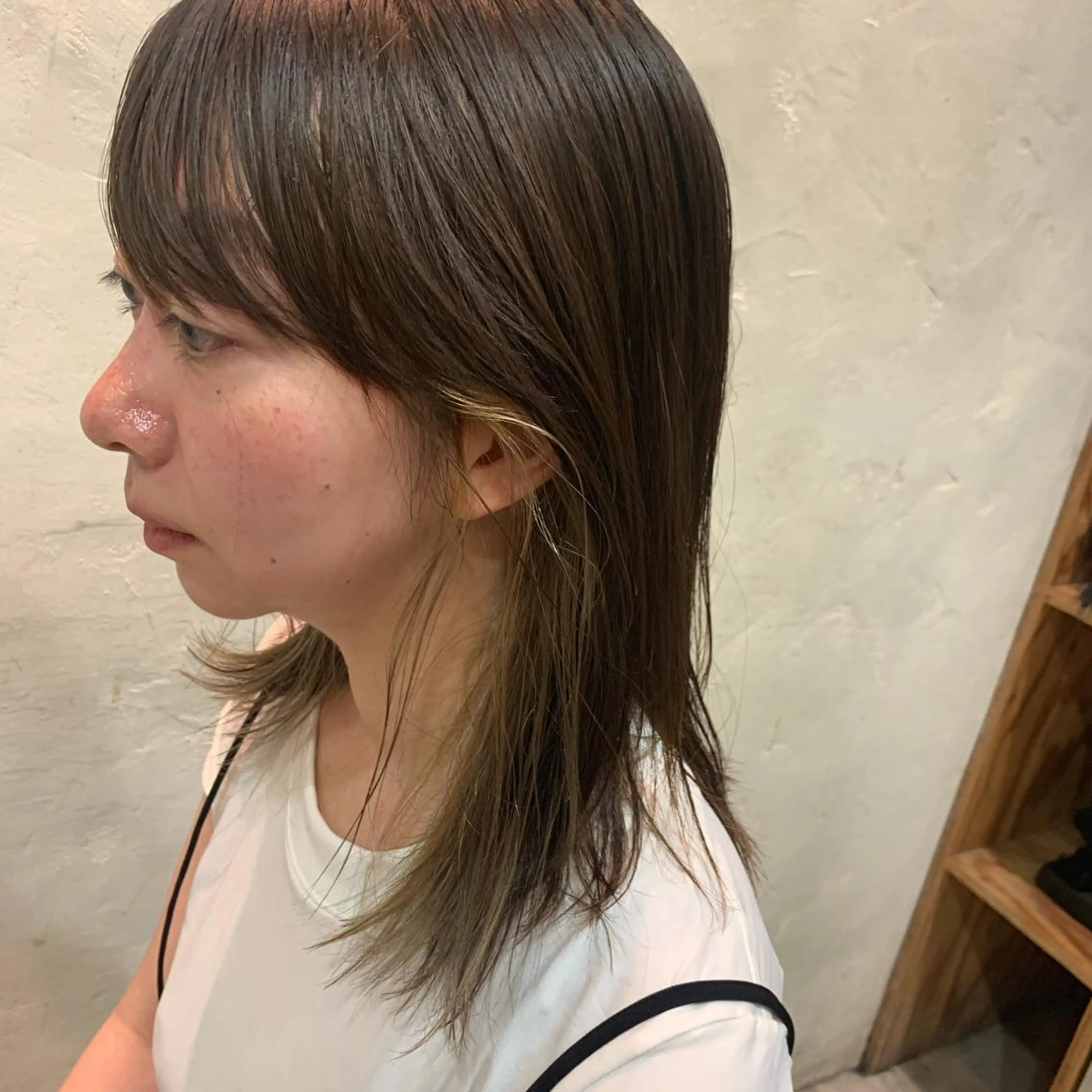 セミロング 佐藤 純生のヘアスタイル