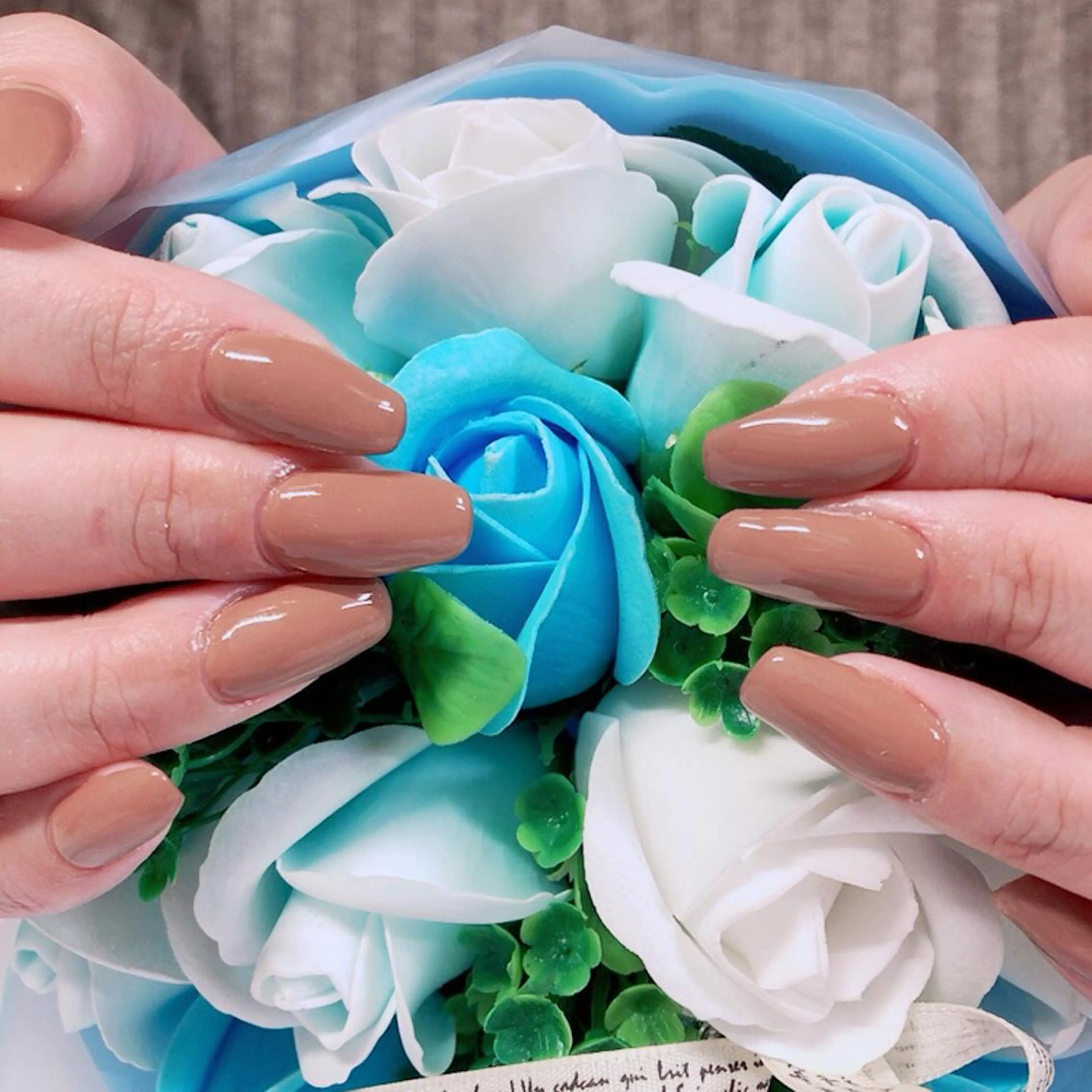 ネイル ワンカラーネイル 奥園 良恵のネイルデザイン