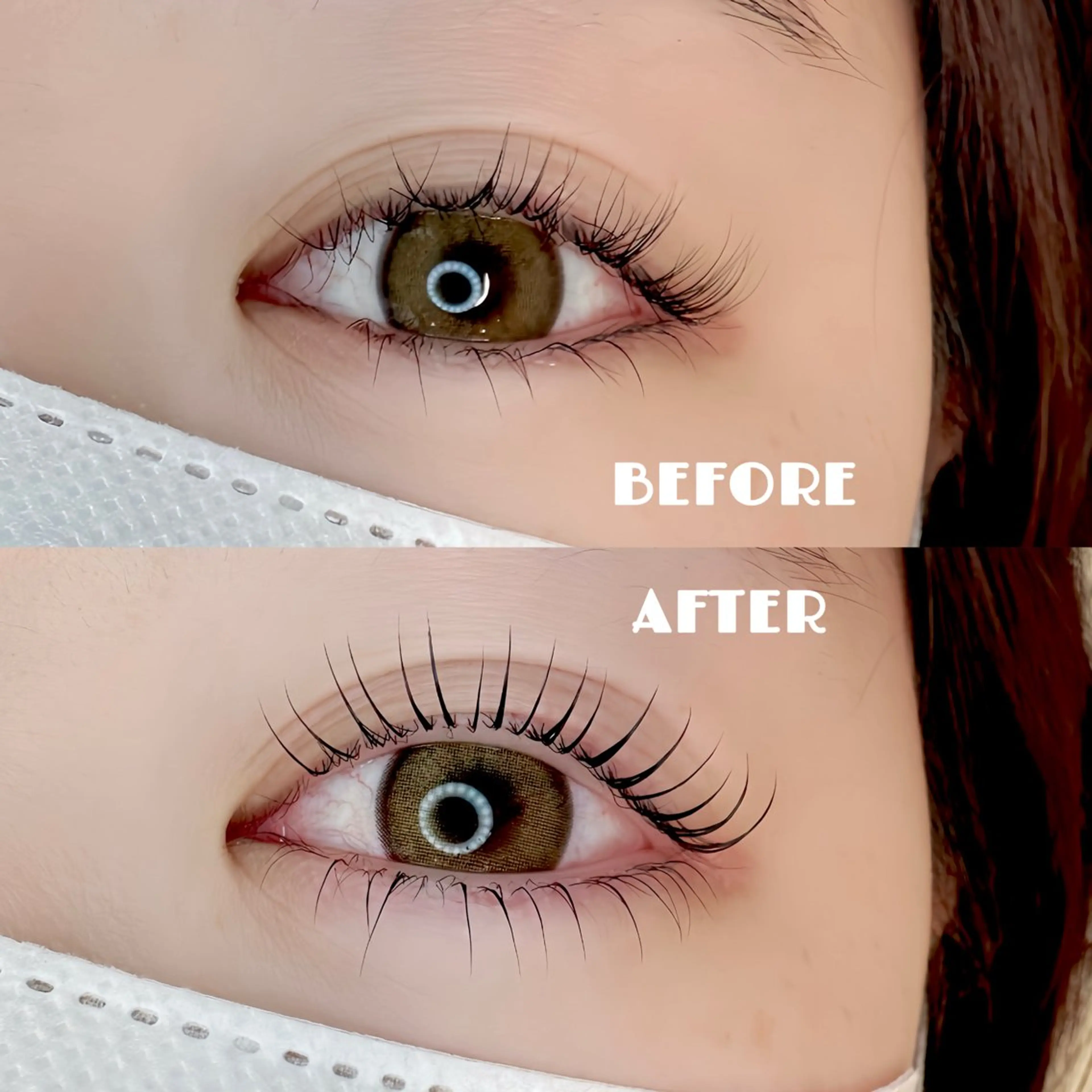 上下まつげパーマの写真