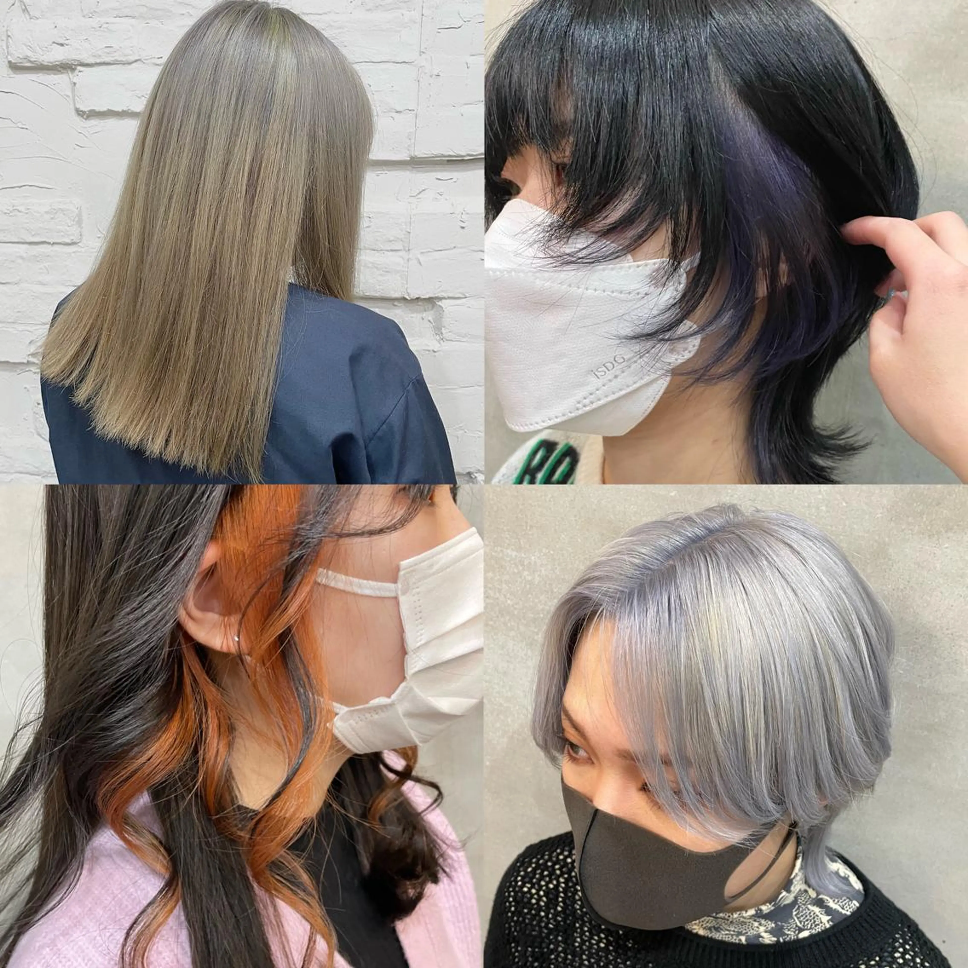 セミロング カラー ヘアカラー トリートメント 【ピンク/韓国ヘア/ ヘアセット】亜海のヘアスタイル