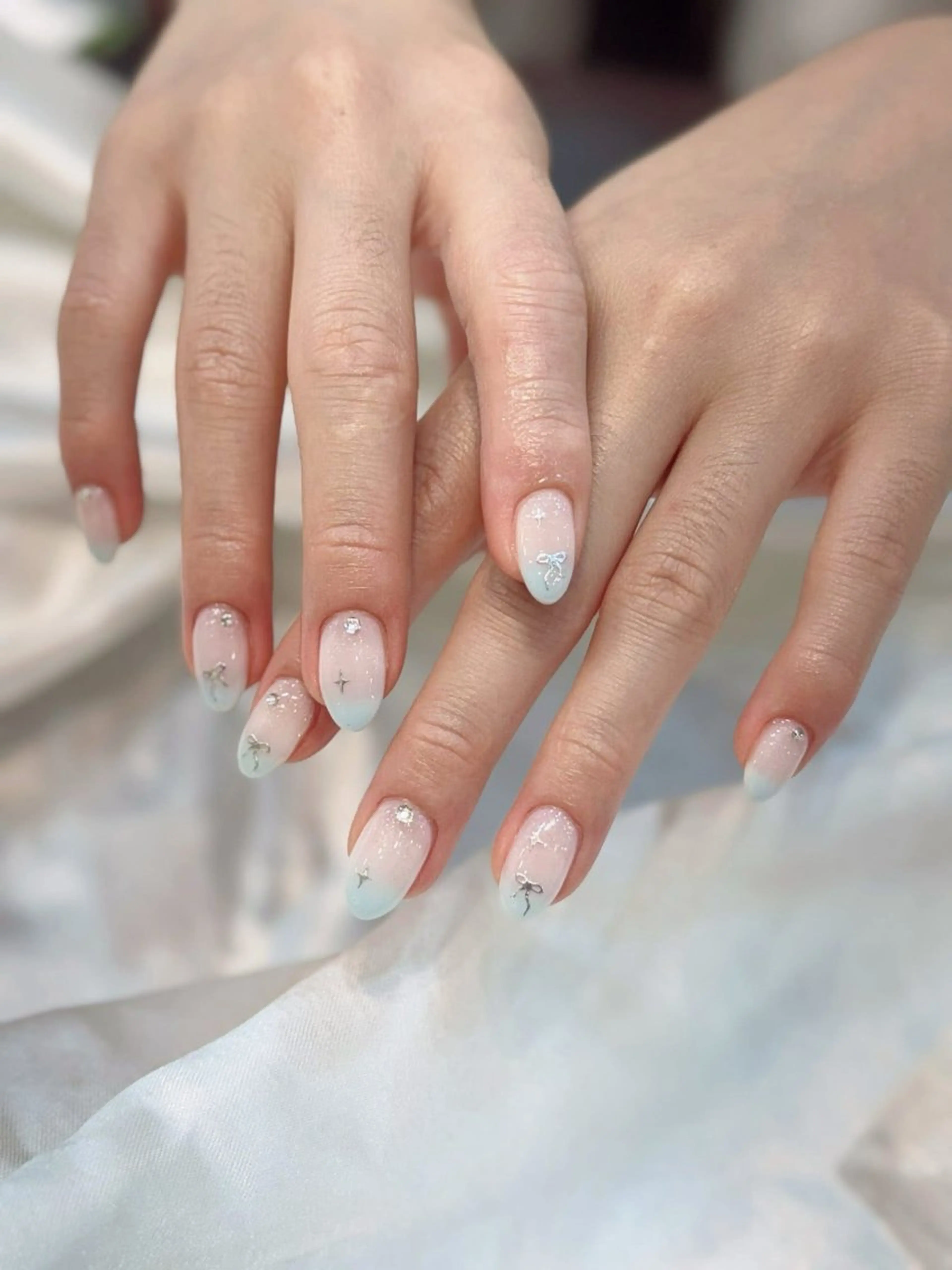 ネイル アートネイル 成人式 ジェルネイル ニュアンスネイル ネイルチップ Kora Nailのネイルデザイン