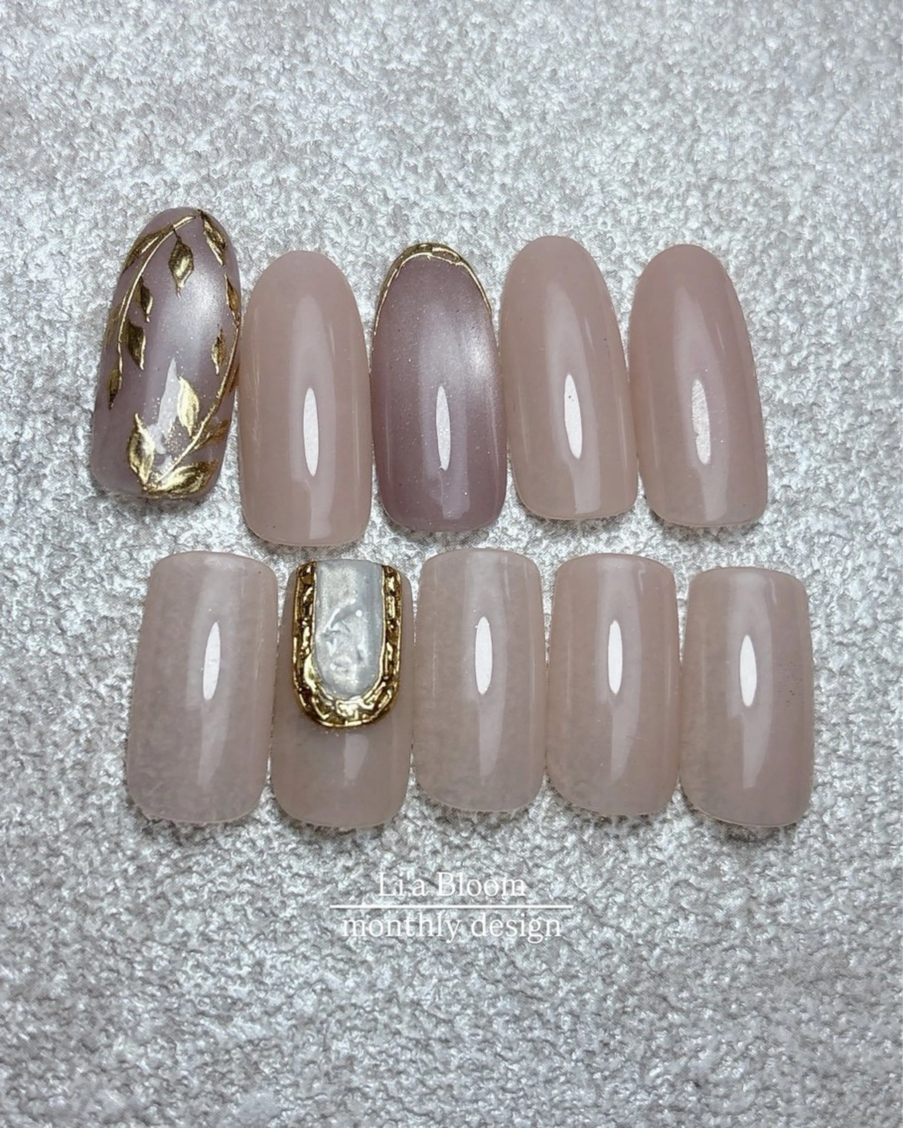 ネイル ハンドネイル Li'a Bloom所属・🦋🤍 madoka🤍のネイルデザイン