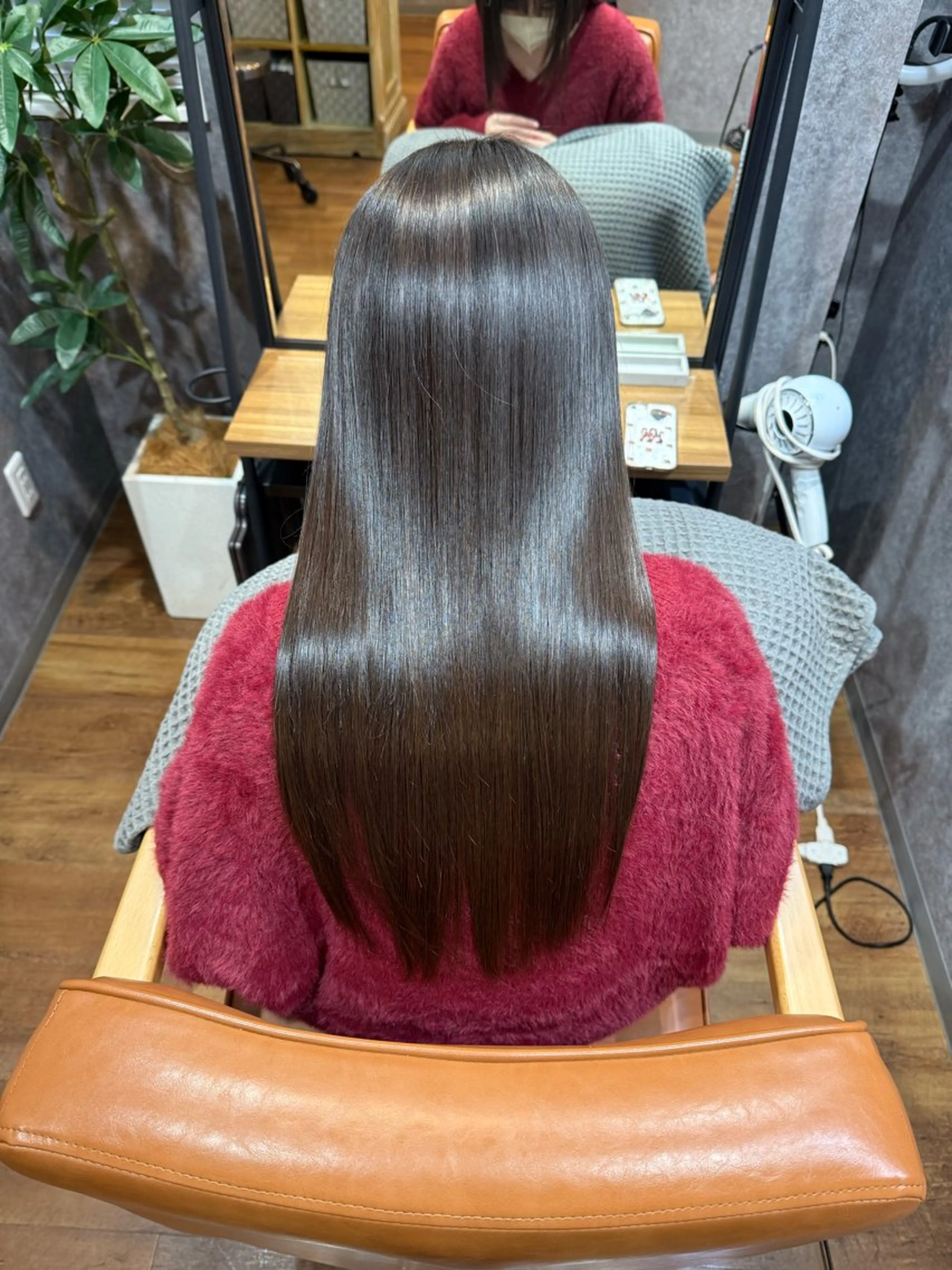 ロング カット 縮毛矯正 トリートメント cocoa【ココア】船橋所属・Cocoa船橋🦄 chinamiのヘアスタイル