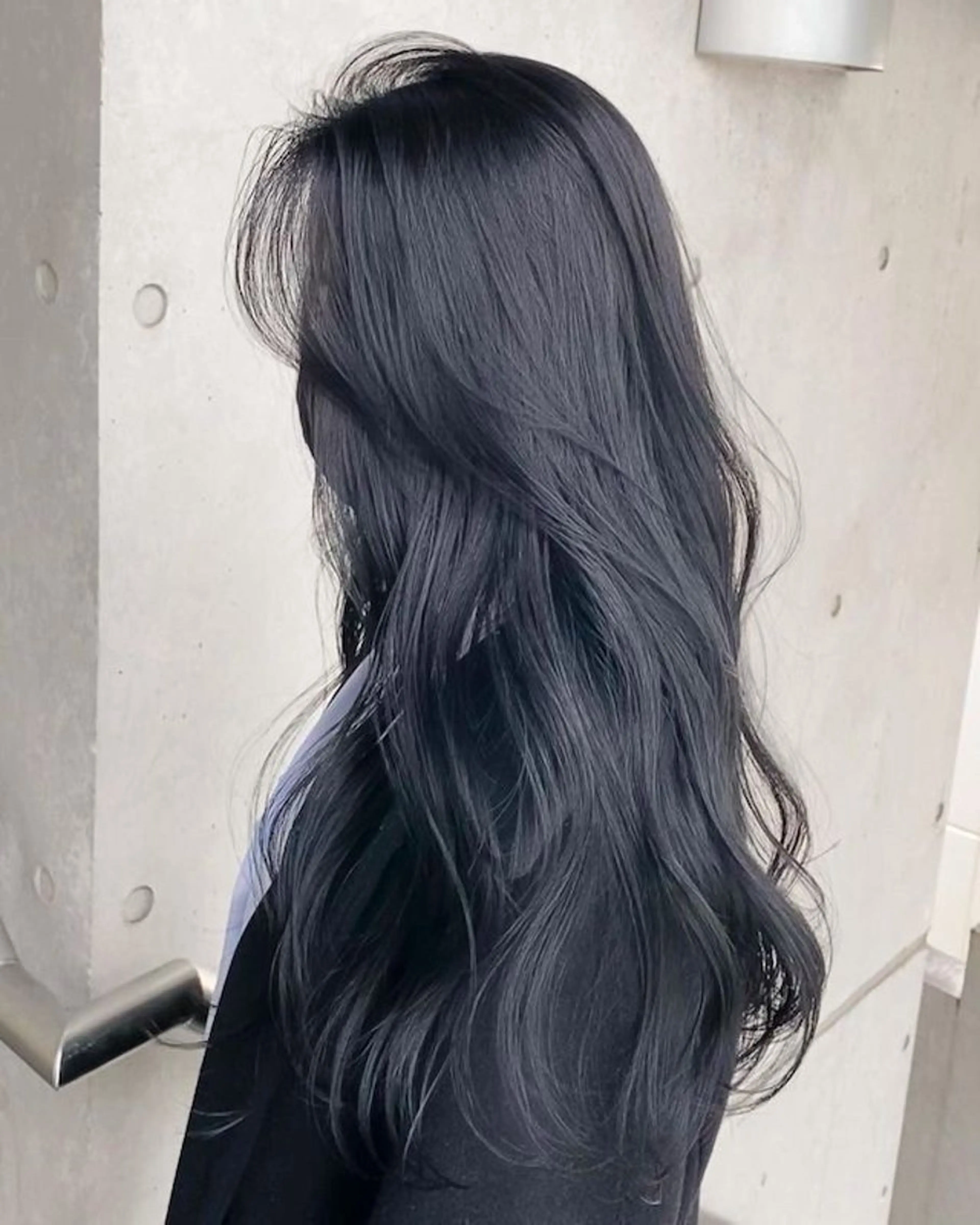 ロング カラー ヘアカラー トリートメント レイヤー/グレージュ 赤み消し/コウスケのヘアスタイル