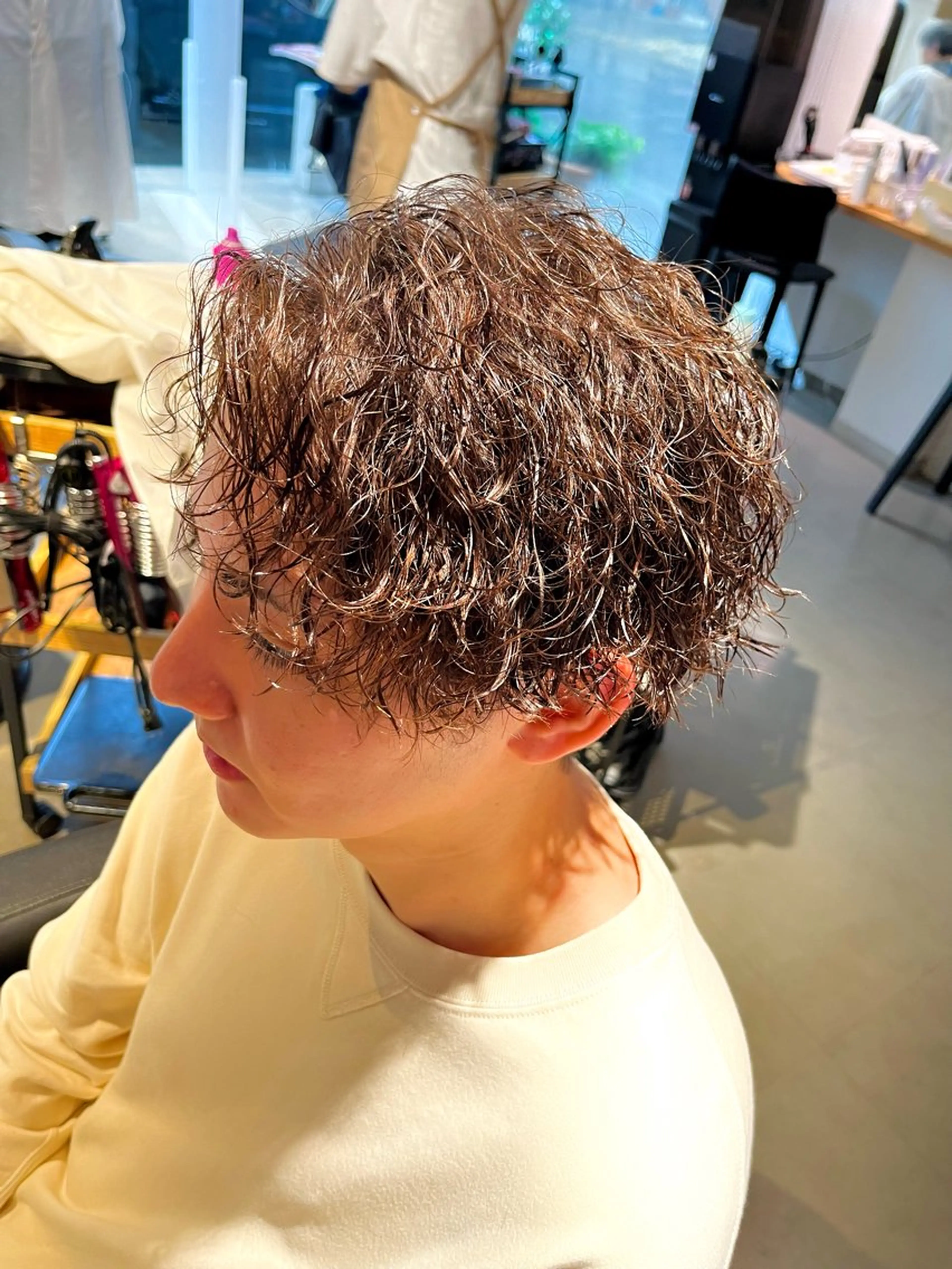 ショート パーマ メンズ APREKO RIKUのヘアスタイル