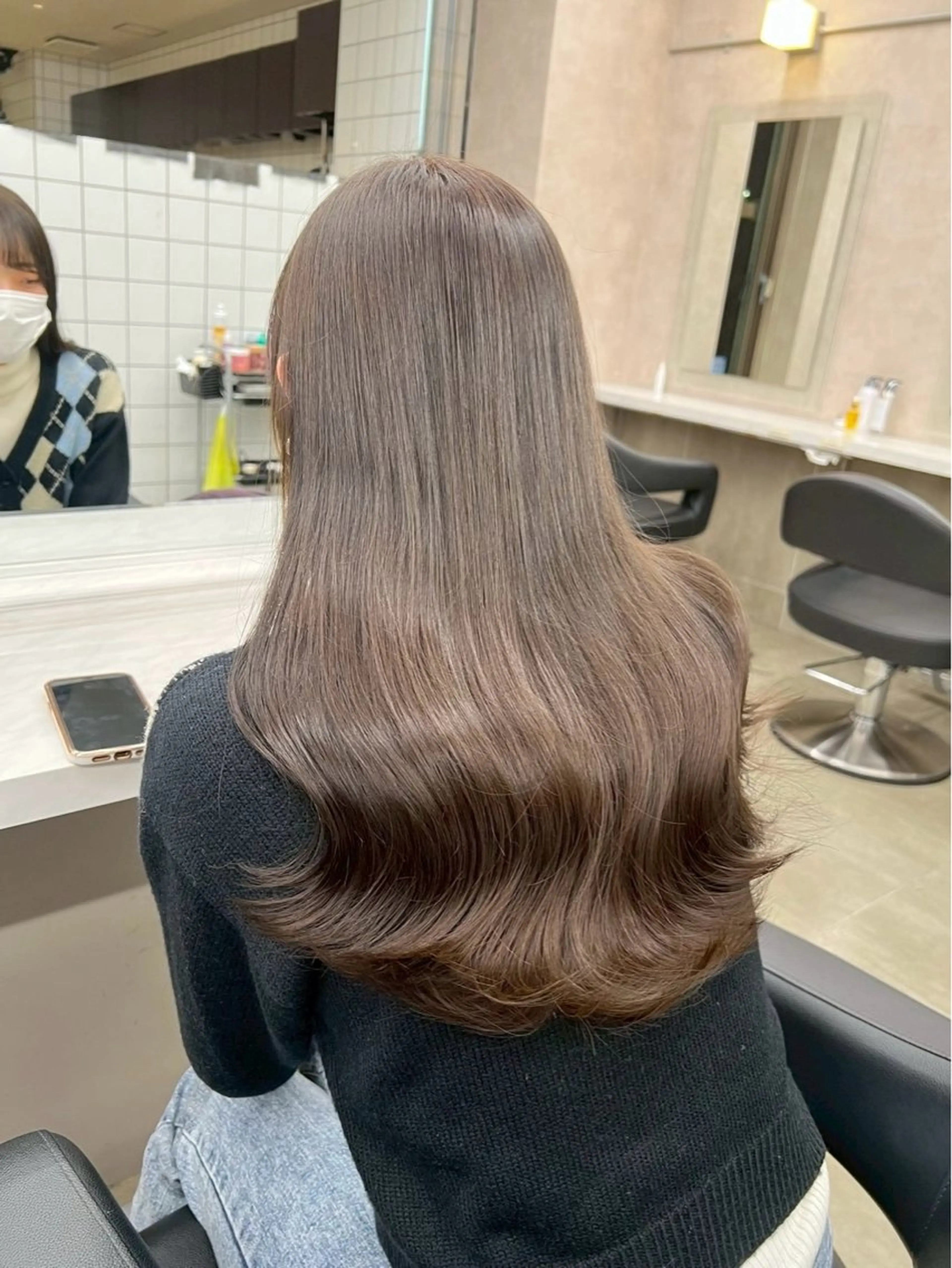 ロング カラー ヘアカラー トリートメント 🥂上品ワンホンヘア 🥂nozomiのヘアスタイル