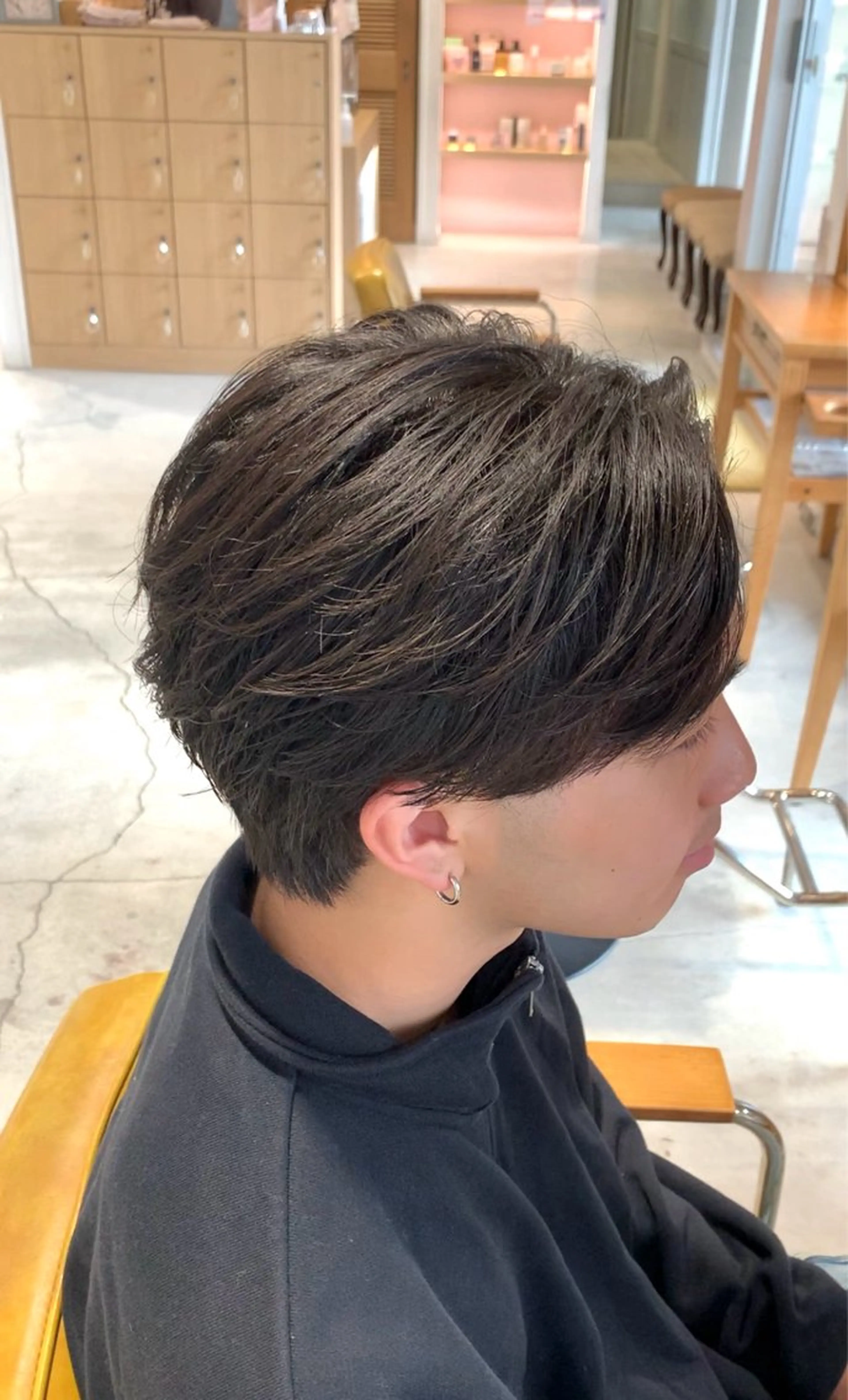 メンズ カット 柳樂 響のヘアスタイル