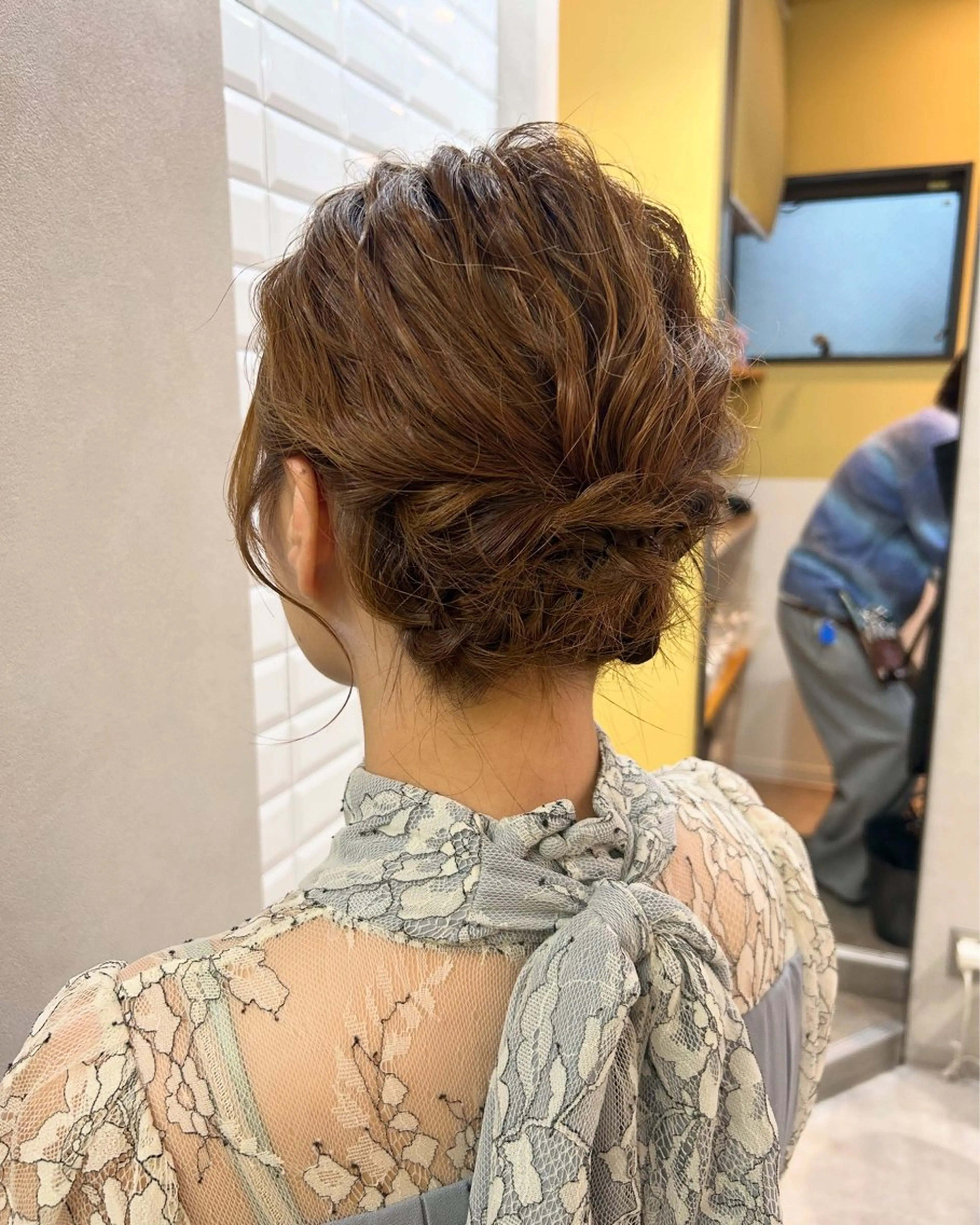 ヘアアレンジ 結婚式・ブライダル ヘアセット hub hair レイヤー/透明感のヘアスタイル