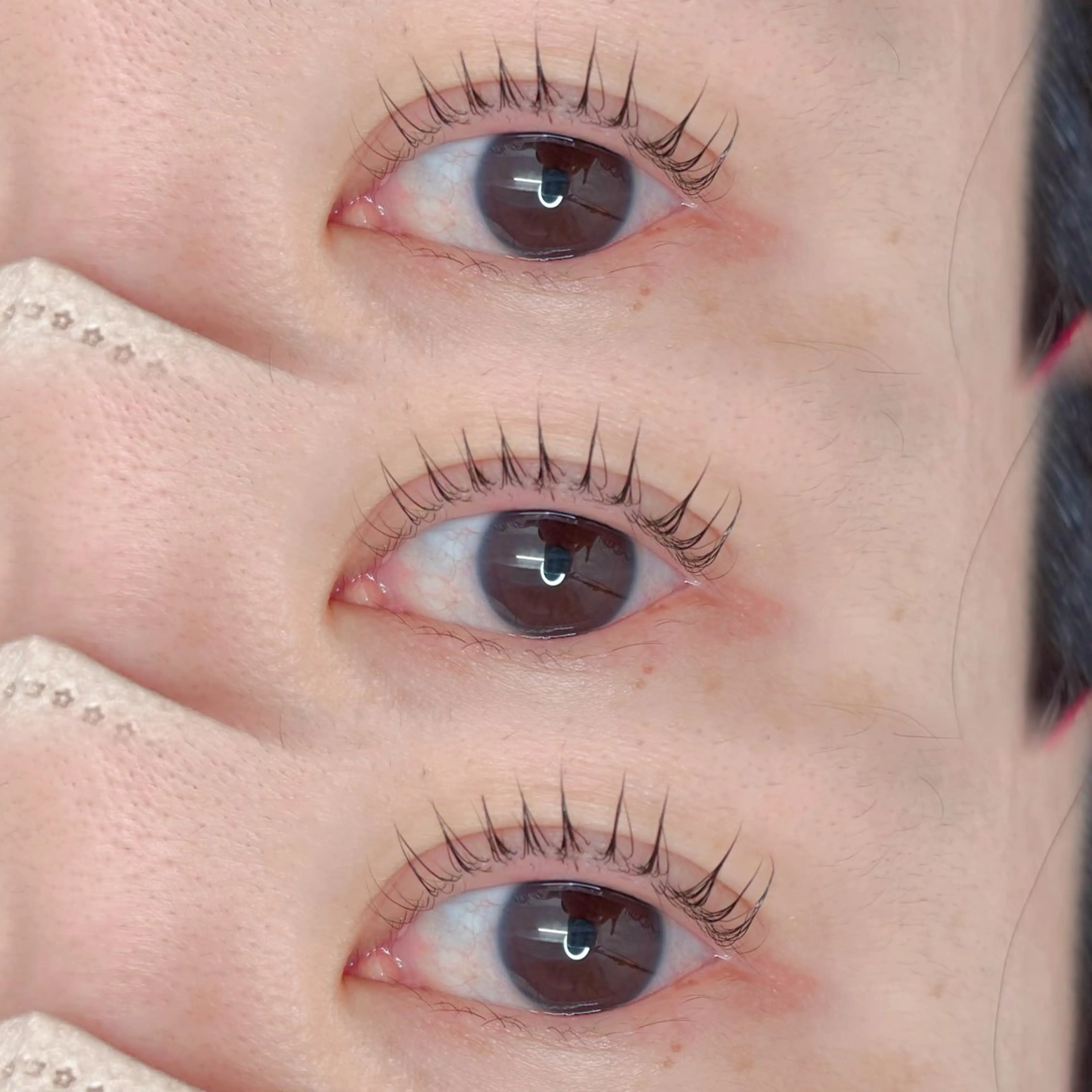 マツエク・マツパ ナチュラル まつげパーマ 一重×まつ毛パーマ マツパ 30分まつげパーマ専門店Noel所属・Noel 【ノエル】 ゆうなのマツエク・マツパデザイン