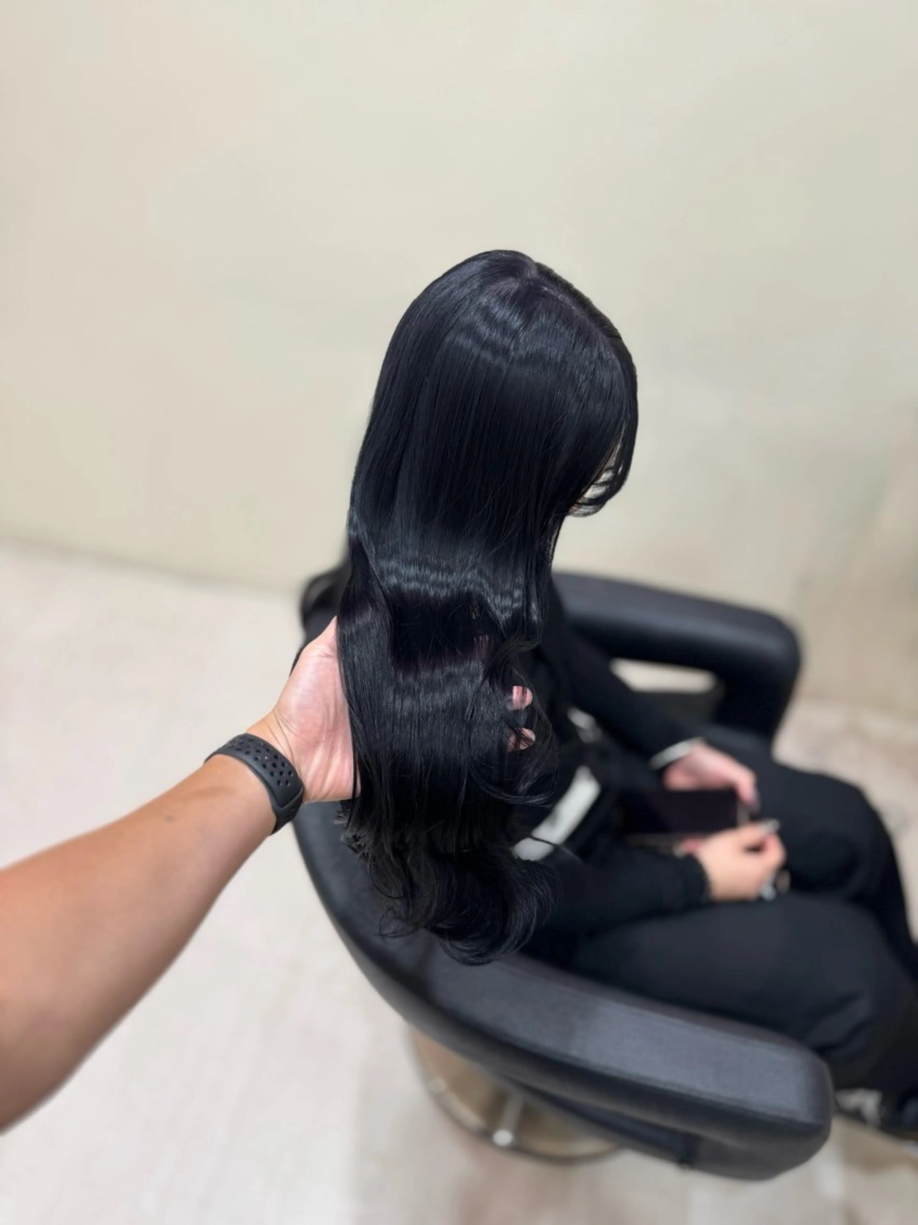 ロング 韓国風ヘア 似合わせカット カット ヘアカラー 韓国ヘア×髪質改善 齋藤晴のヘアスタイル