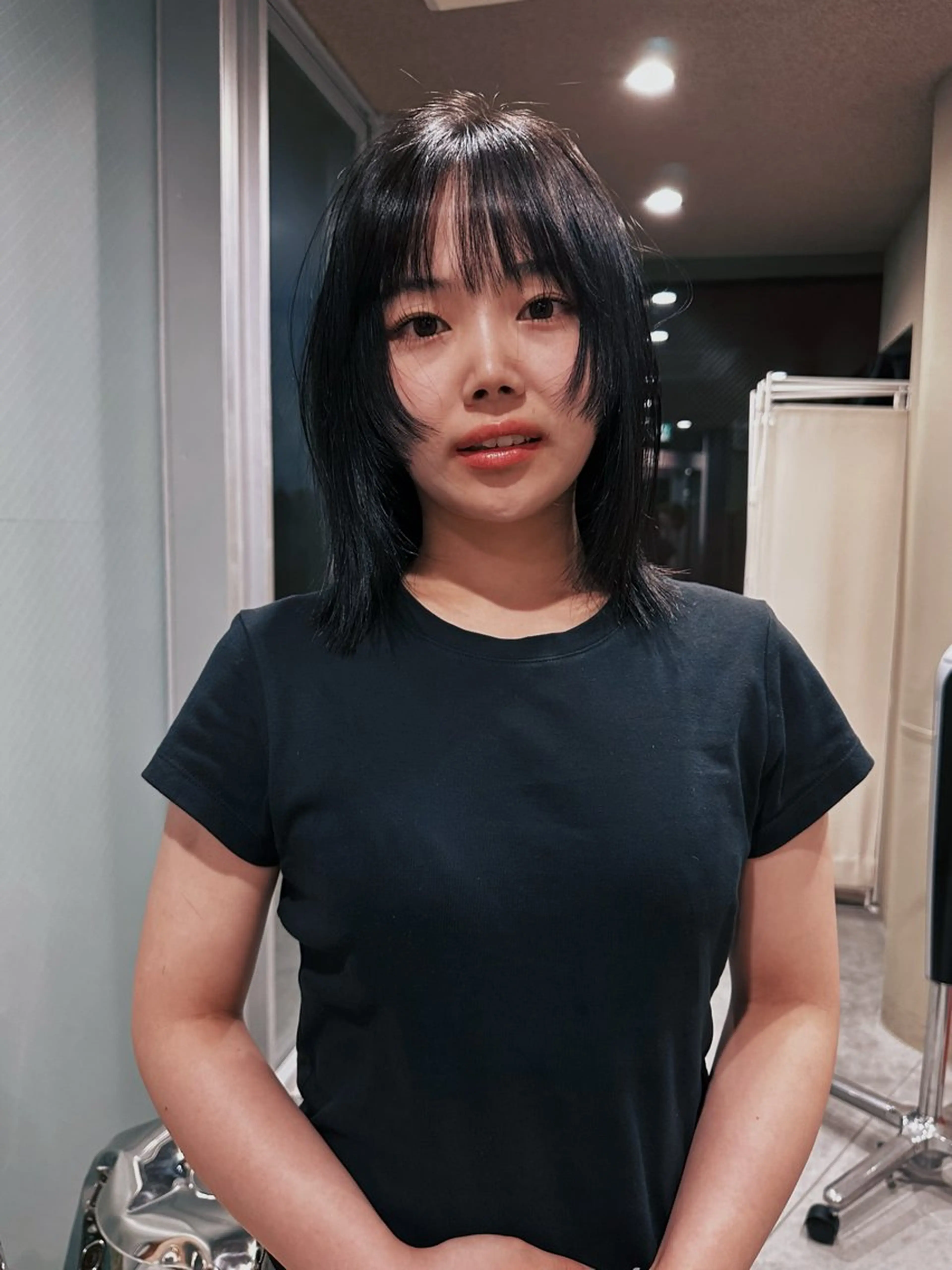 ミディアム 渡辺 良城のヘアスタイル