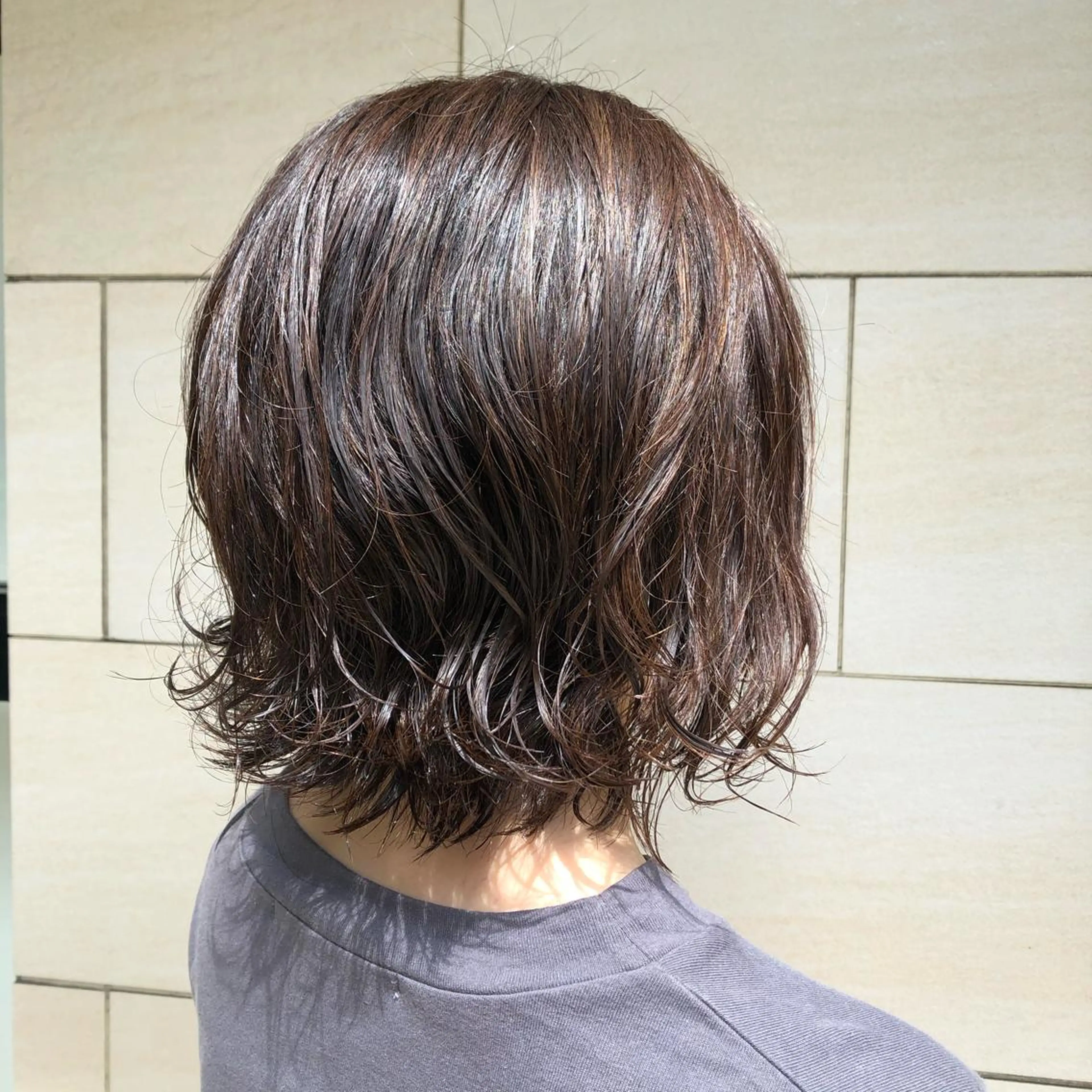 セミロング パーマ セミロングパーマ 森本　舞✴︎ 似合わせパーマのヘアスタイル