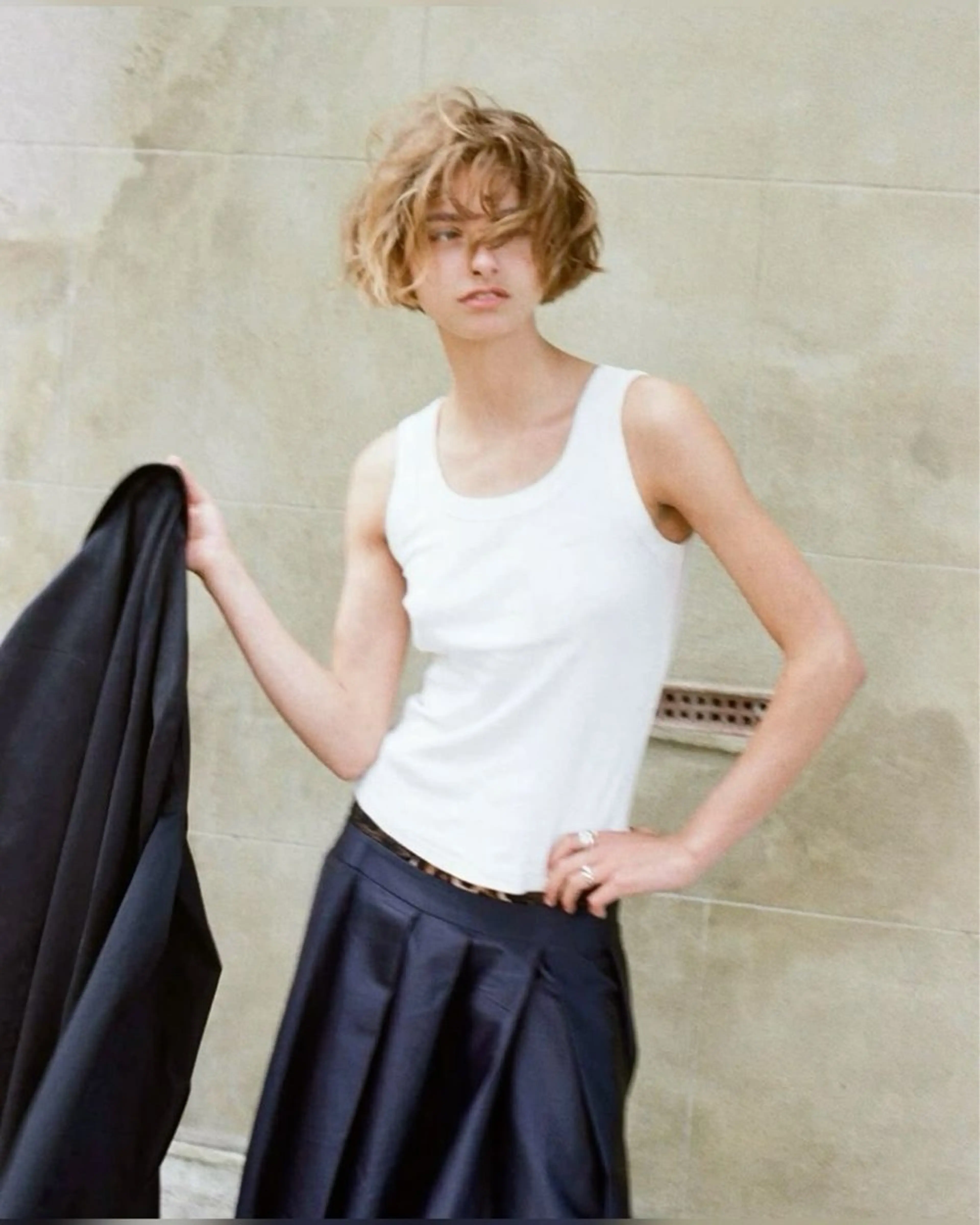 ショート パーマ ショートヘア 浅倉一馬のヘアスタイル