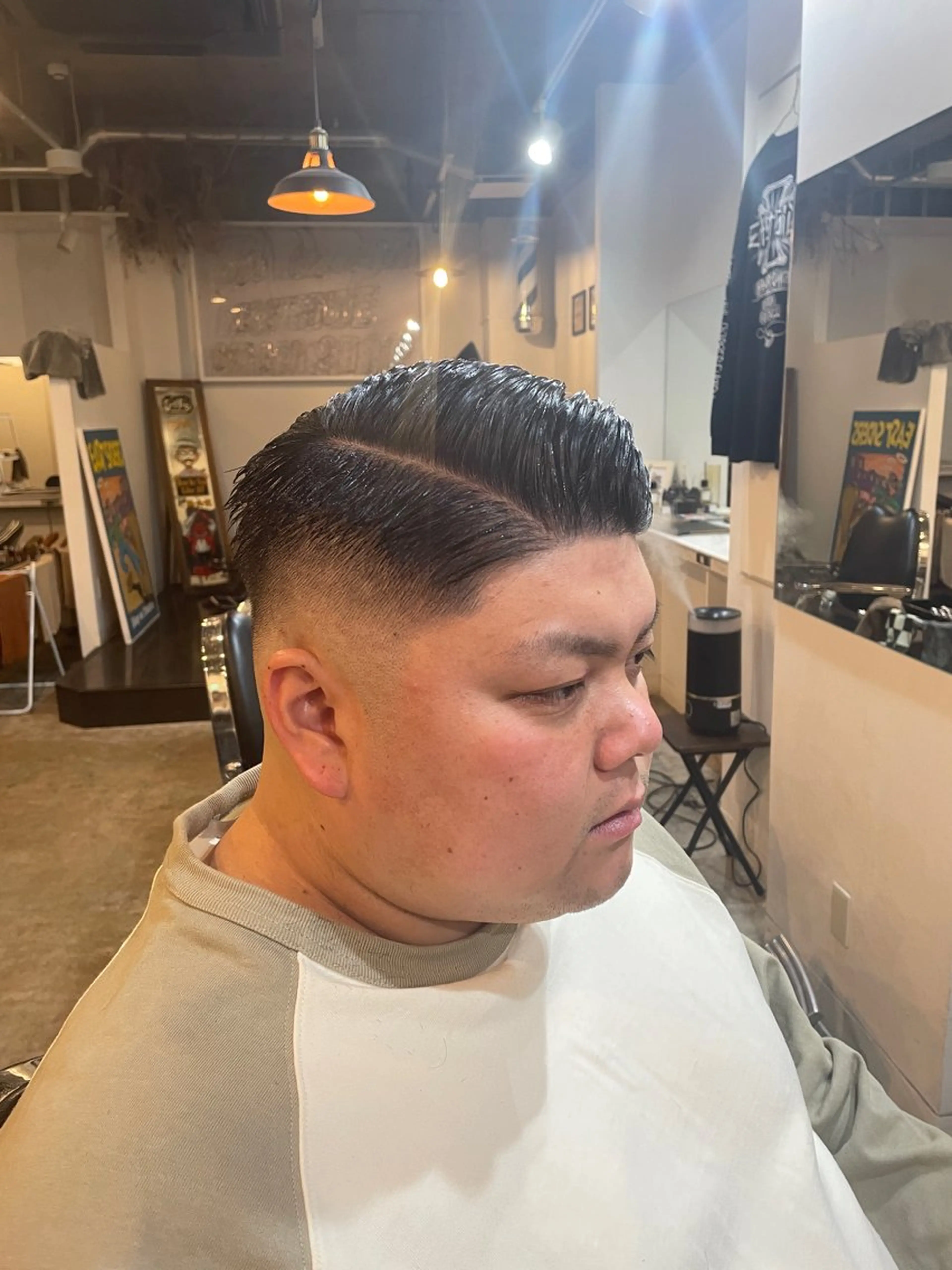 ショート メンズ フェードカット スキンフェード East Side Barbershop所属・阿部 慈導のヘアスタイル