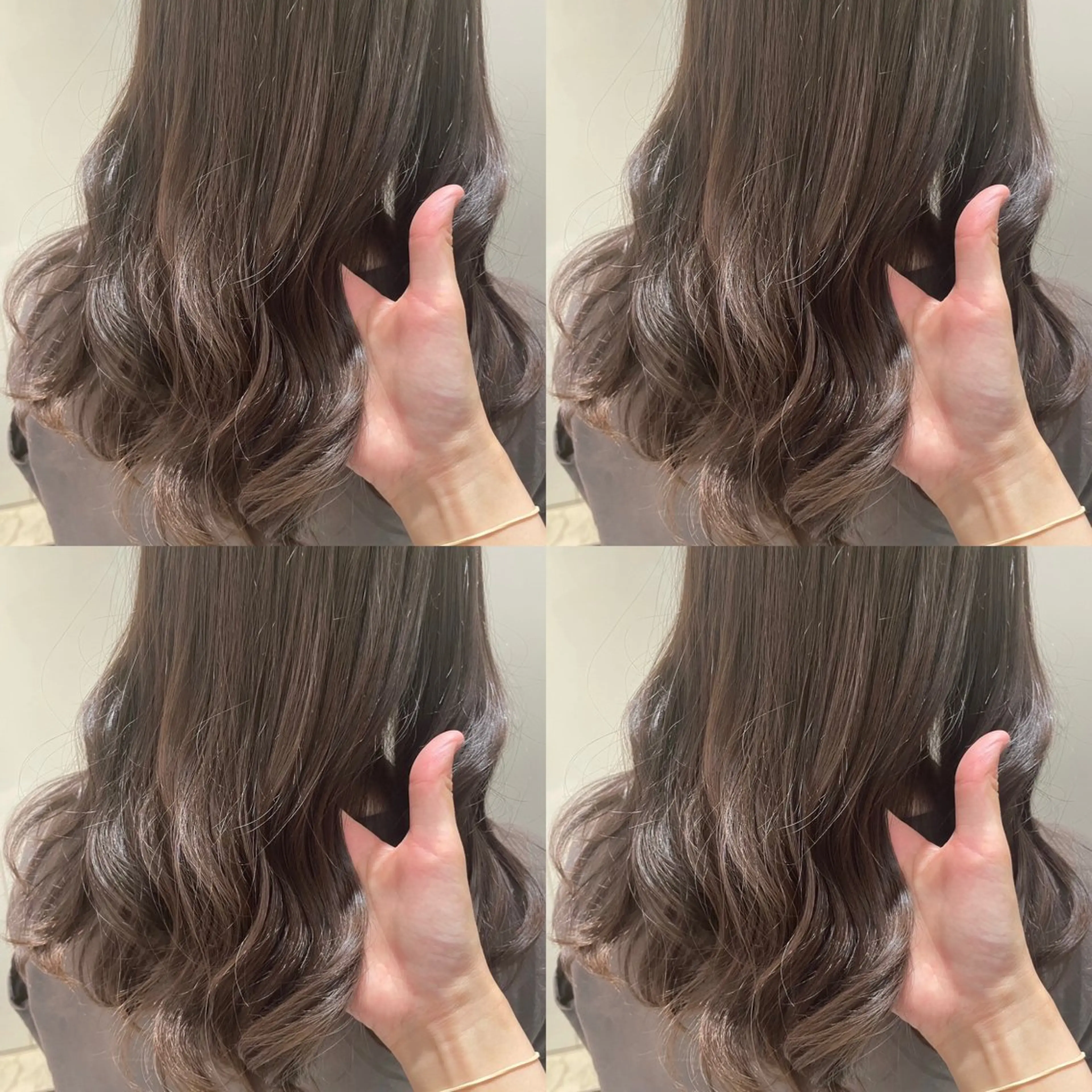 ミディアム パーマ カット パーマ コテ巻き風パーマ✨ 韓国ヘア🤎近下菜央のヘアスタイル