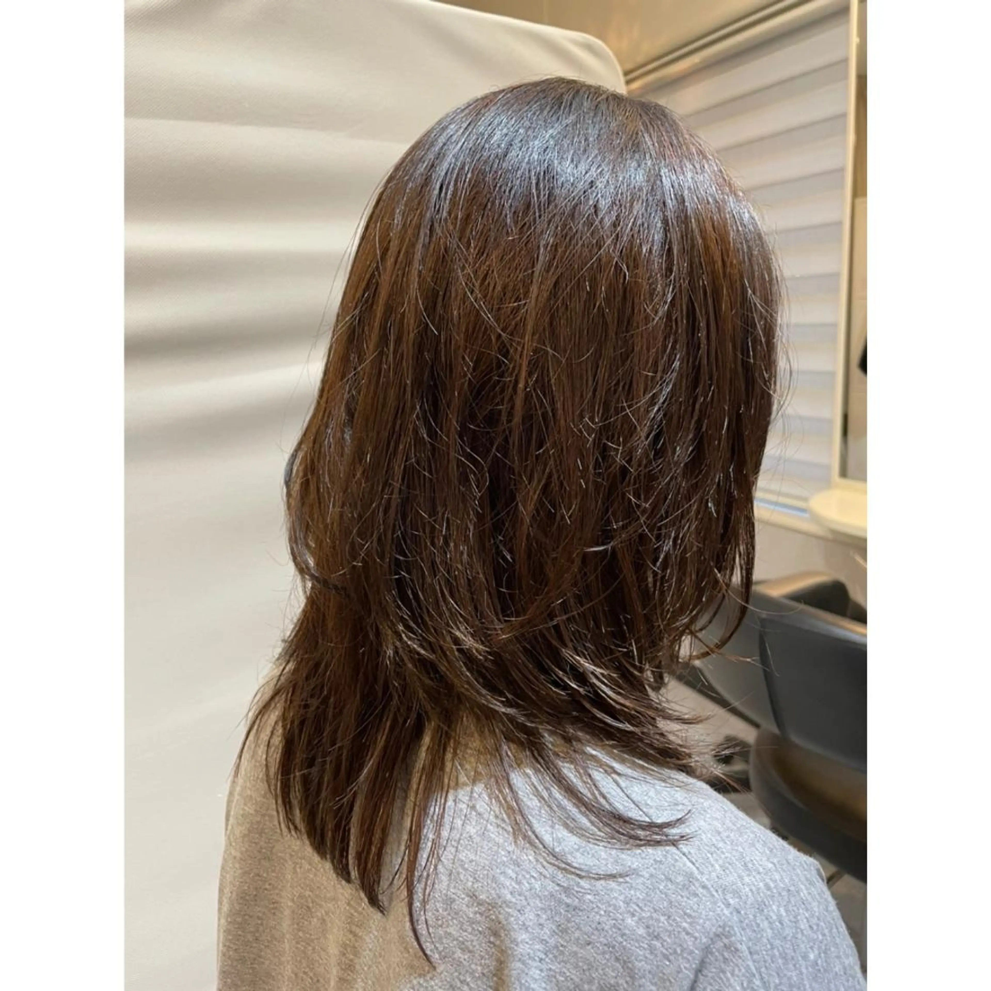 ミディアム カラー カット ヘアカラー トリートメント tenny調布 いしまつのヘアスタイル