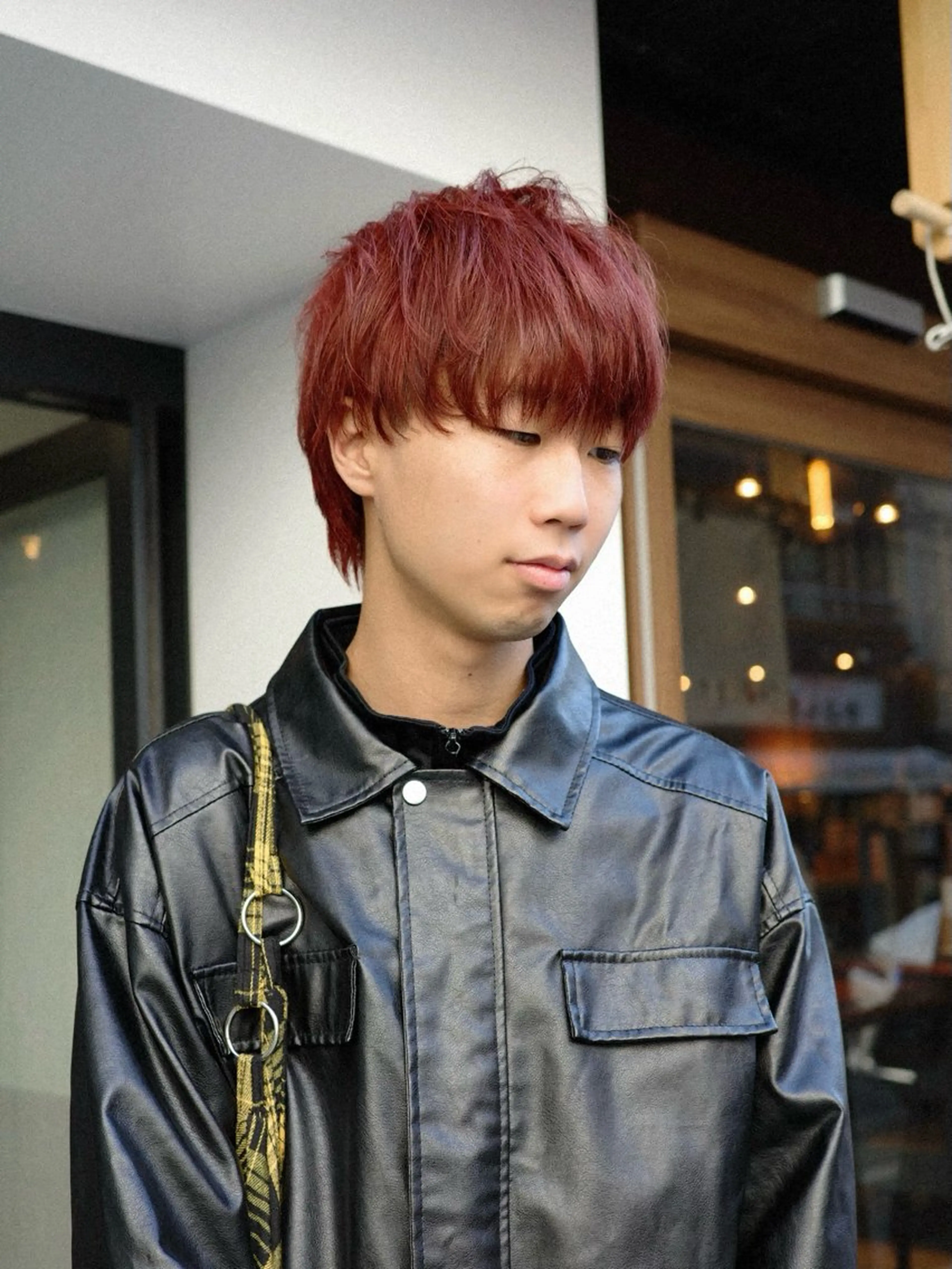 ミディアム カット ヘアカラー お洒落カジュアル🍃 まなとのヘアスタイル