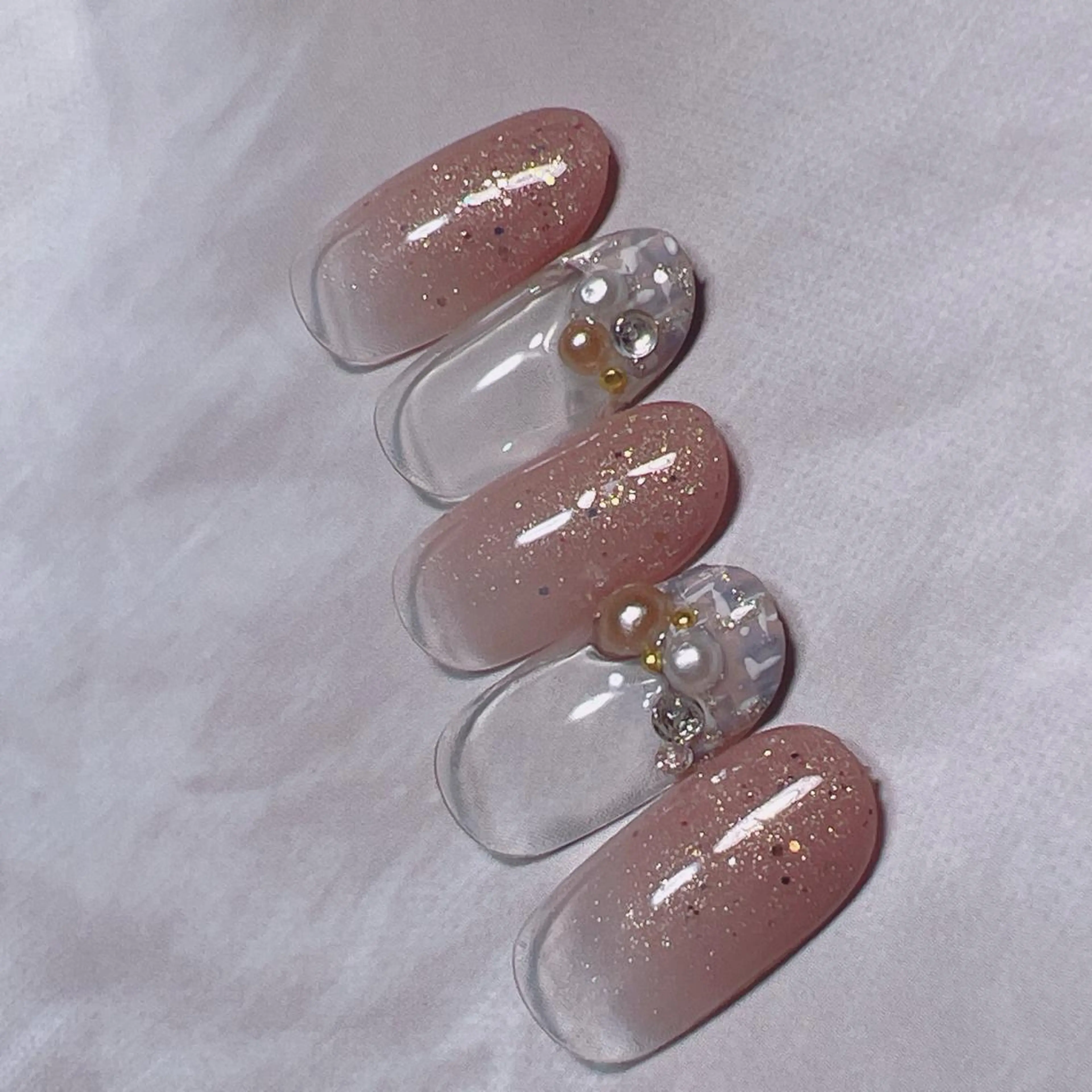 ネイル 【爪の育成専門】深爪・むしり癖・丸い爪・ガサガサなど　　Rio nail所属・Rio nail まなみのネイルデザイン