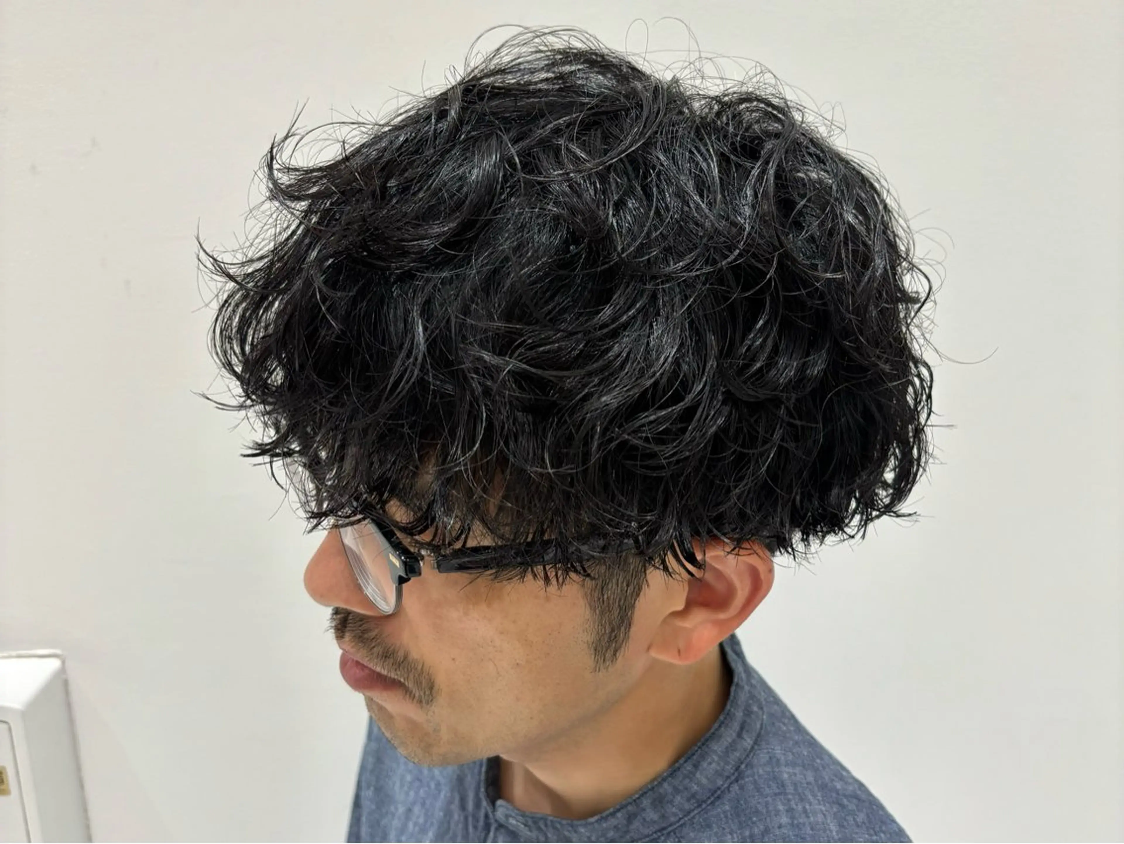 カラー メンズ マッシュ メンズパーマ 刈り上げ 波巻きパーマ カット パーマ トリートメント BLANCHE 南行徳店【ブランシュ】所属・下村 琉弥のヘアスタイル