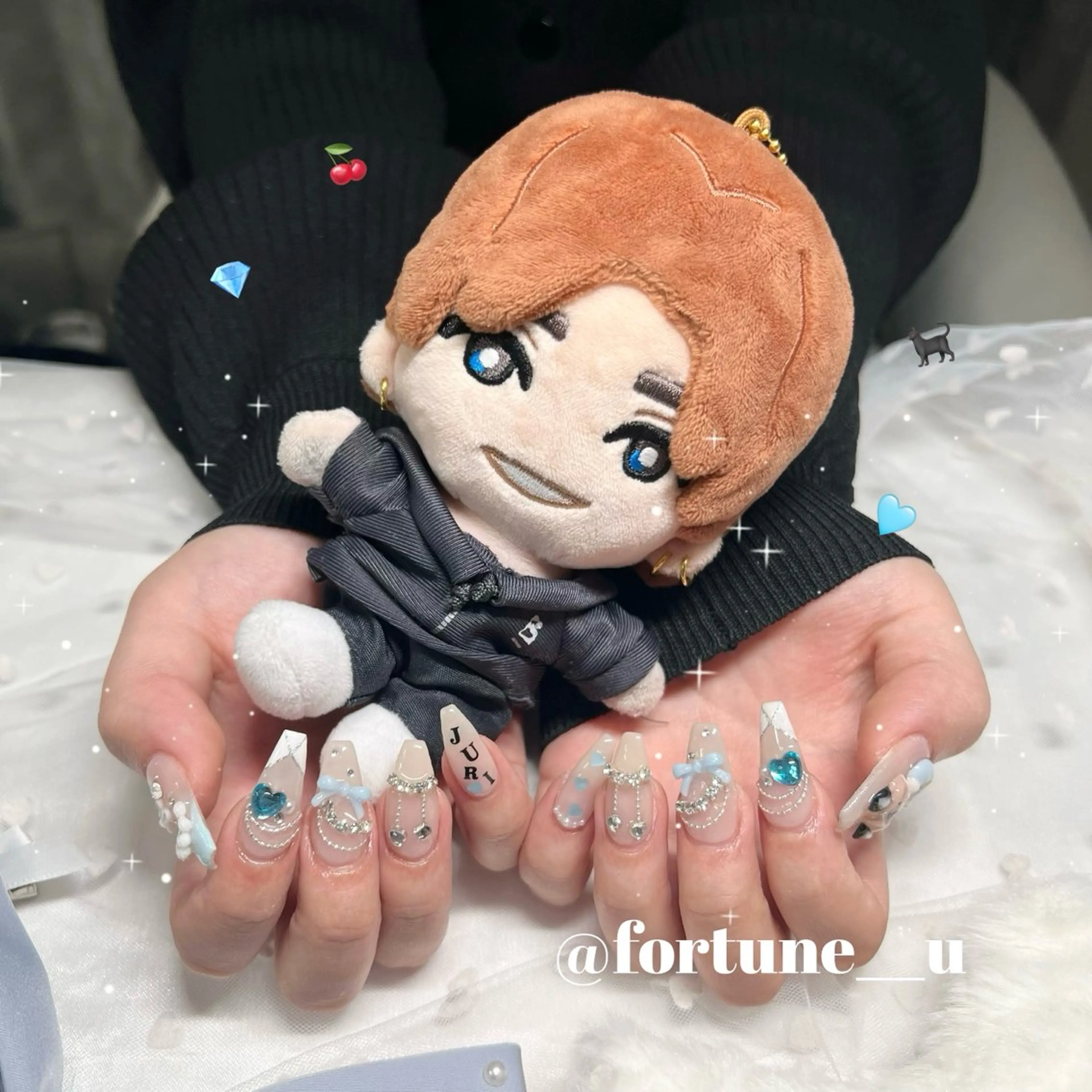 ネイル ガーリー 韓国ネイル ワンホンネイル ハンドネイル 22日空き✩.*💜 Yuuna💜のネイルデザイン