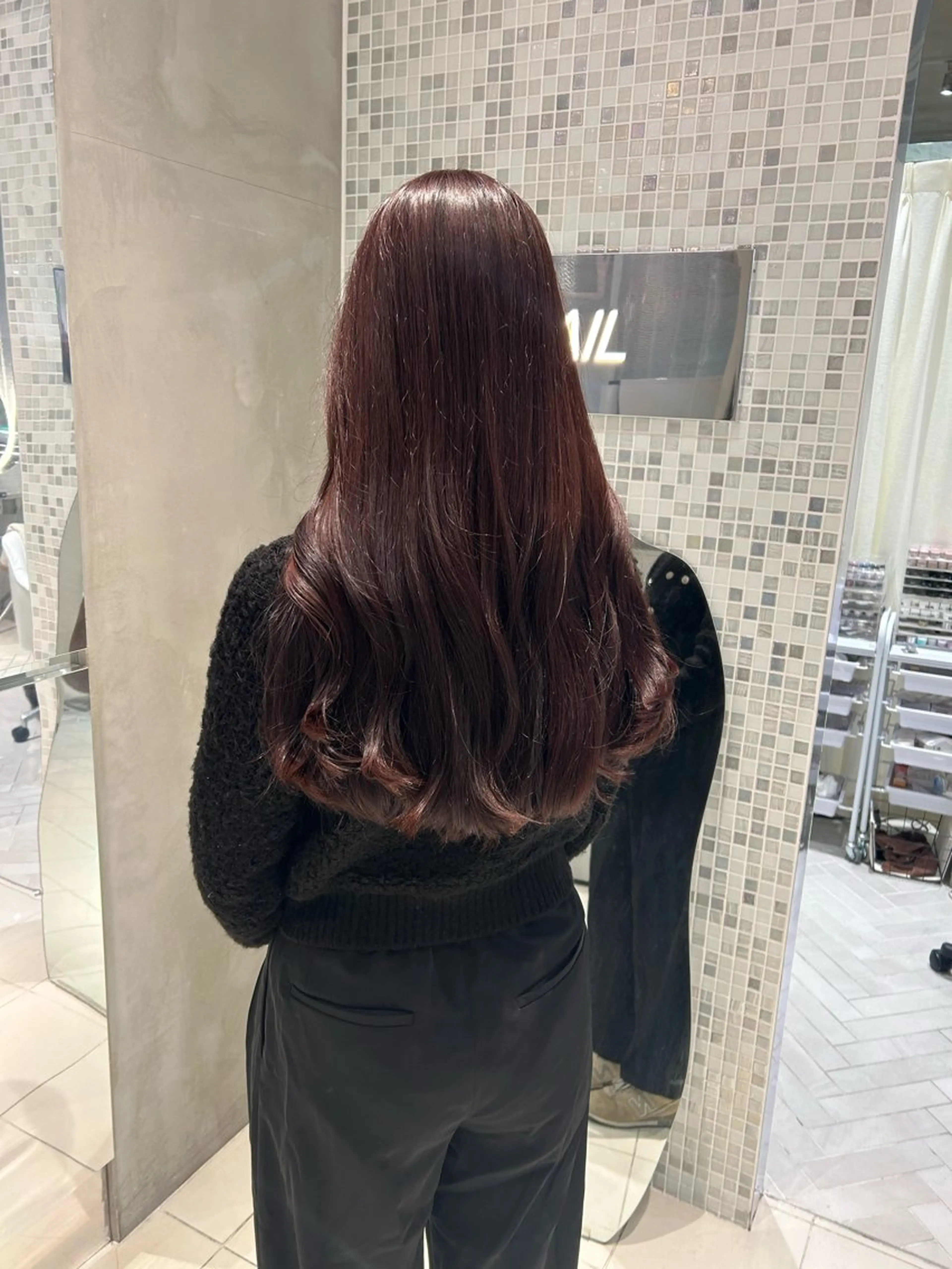 ロング カラー ベージュカラー ラベンダーカラー ラベンダーベージュ カット ヘアカラー トリートメント 透明感カラー🫧 nanohaのヘアスタイル