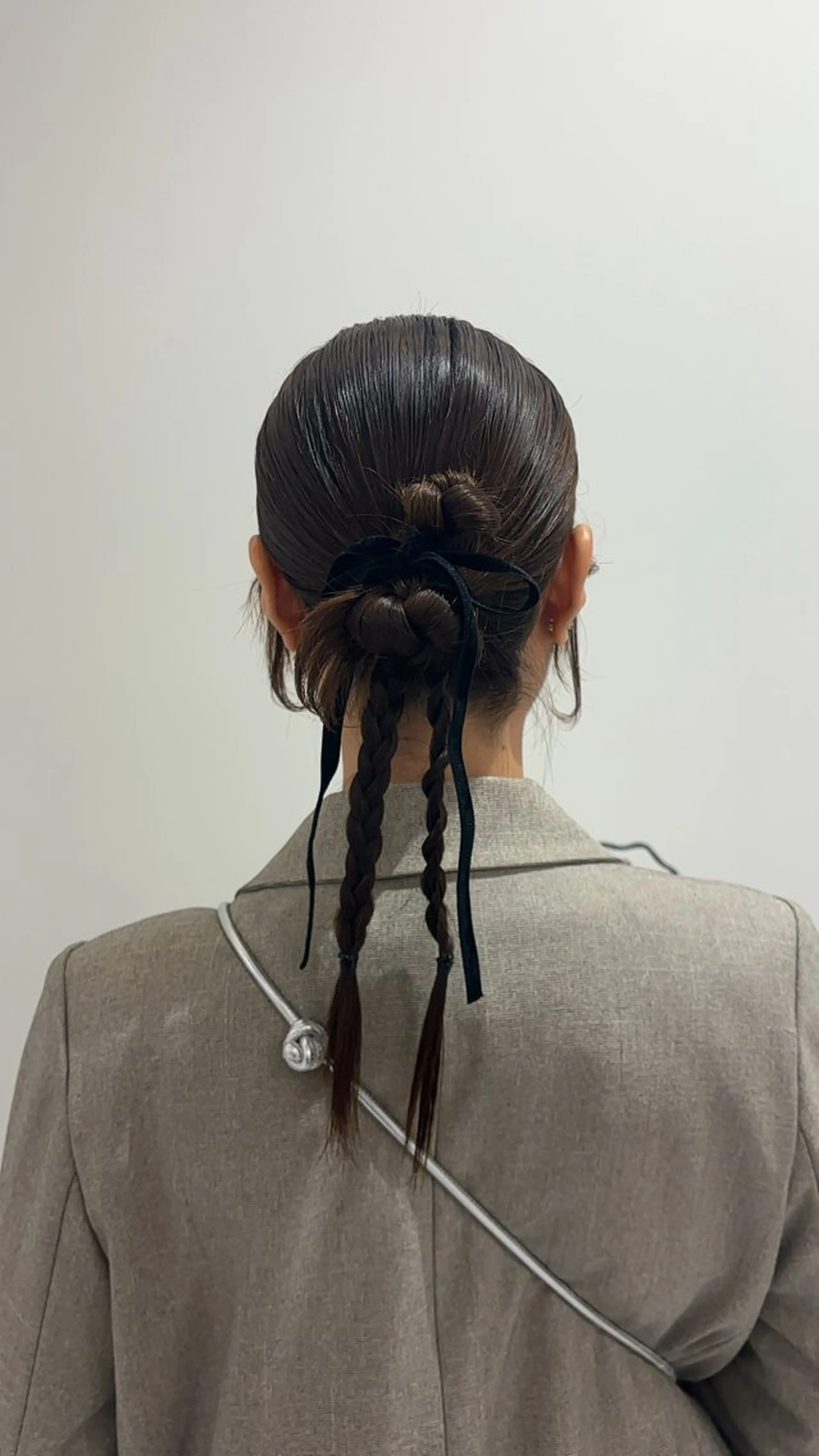 ロング ヘアセット 🩶ダブルカラー/ 透明感カラー✝️るみのヘアスタイル