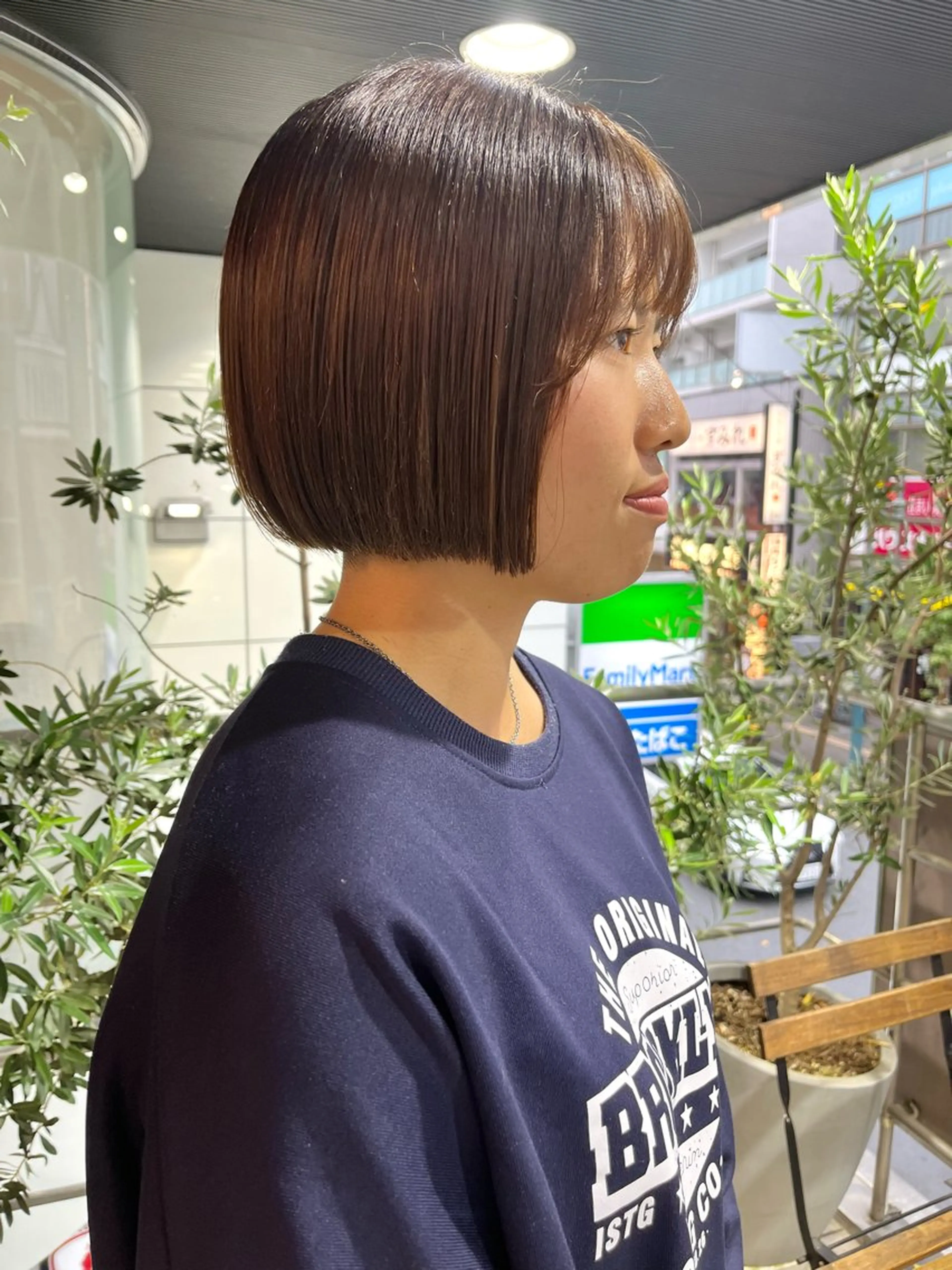 ショート ボブ 顔周りカット 髪質改善 ショートヘア カット トリートメント カットパーマ あさみのヘアスタイル