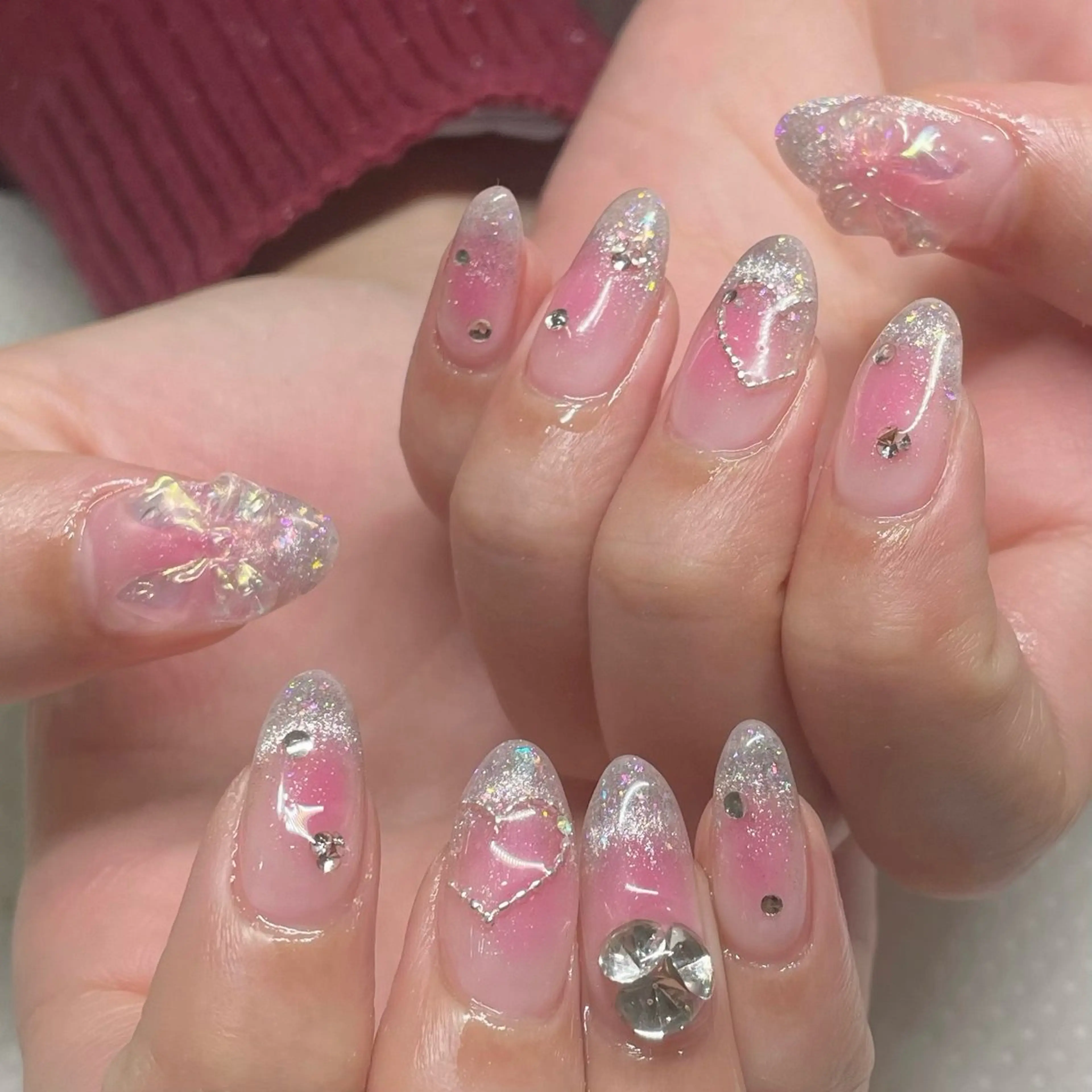ネイル チークネイル マグネットネイル Ricnail☾ ayanoのネイルデザイン