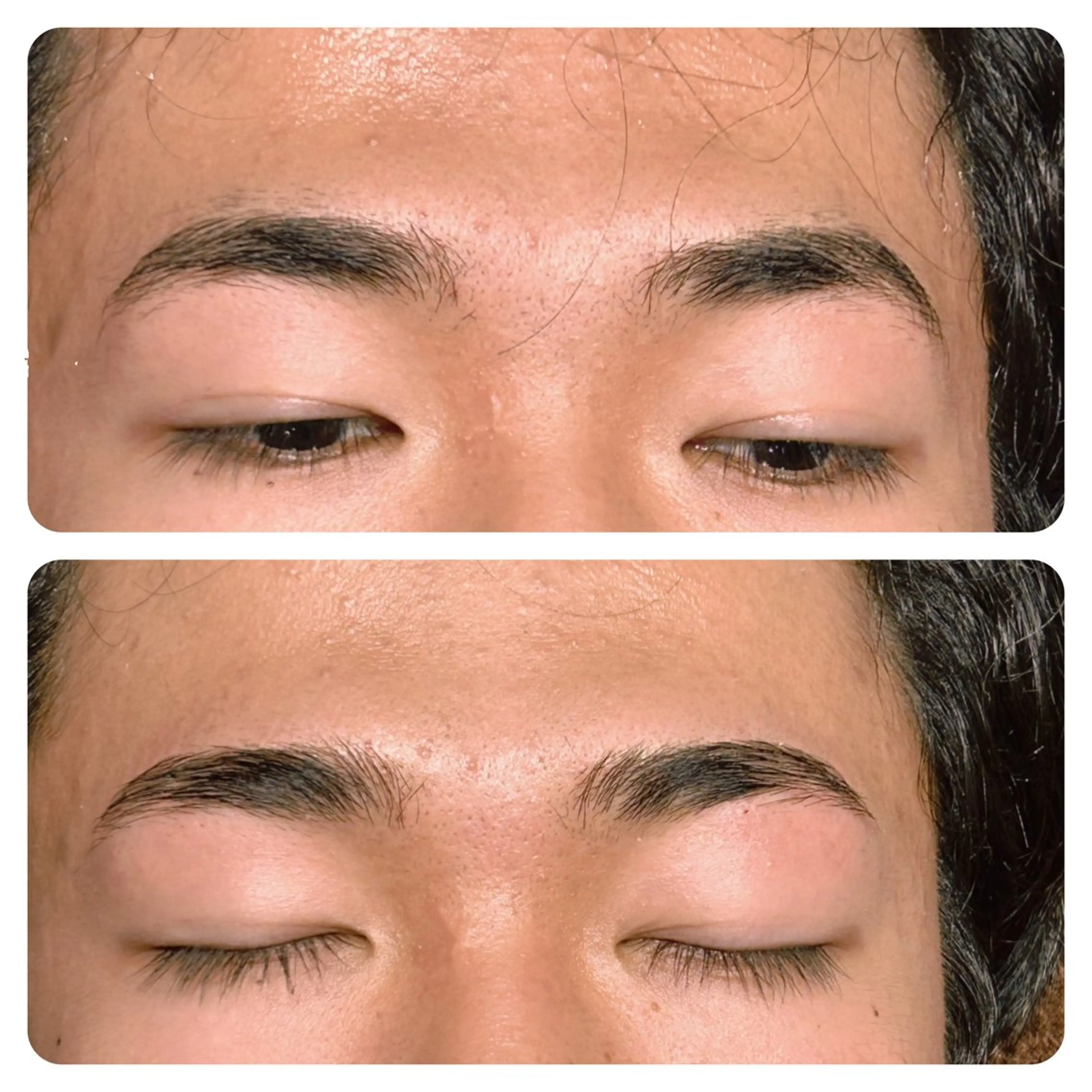 【新規⭐️メンズ】ハリウッドブロウリフト（HBL）眉癖改善➕眉周りワックス脱毛で“清潔感×垢抜け”※写真動画🆗な方限定の写真