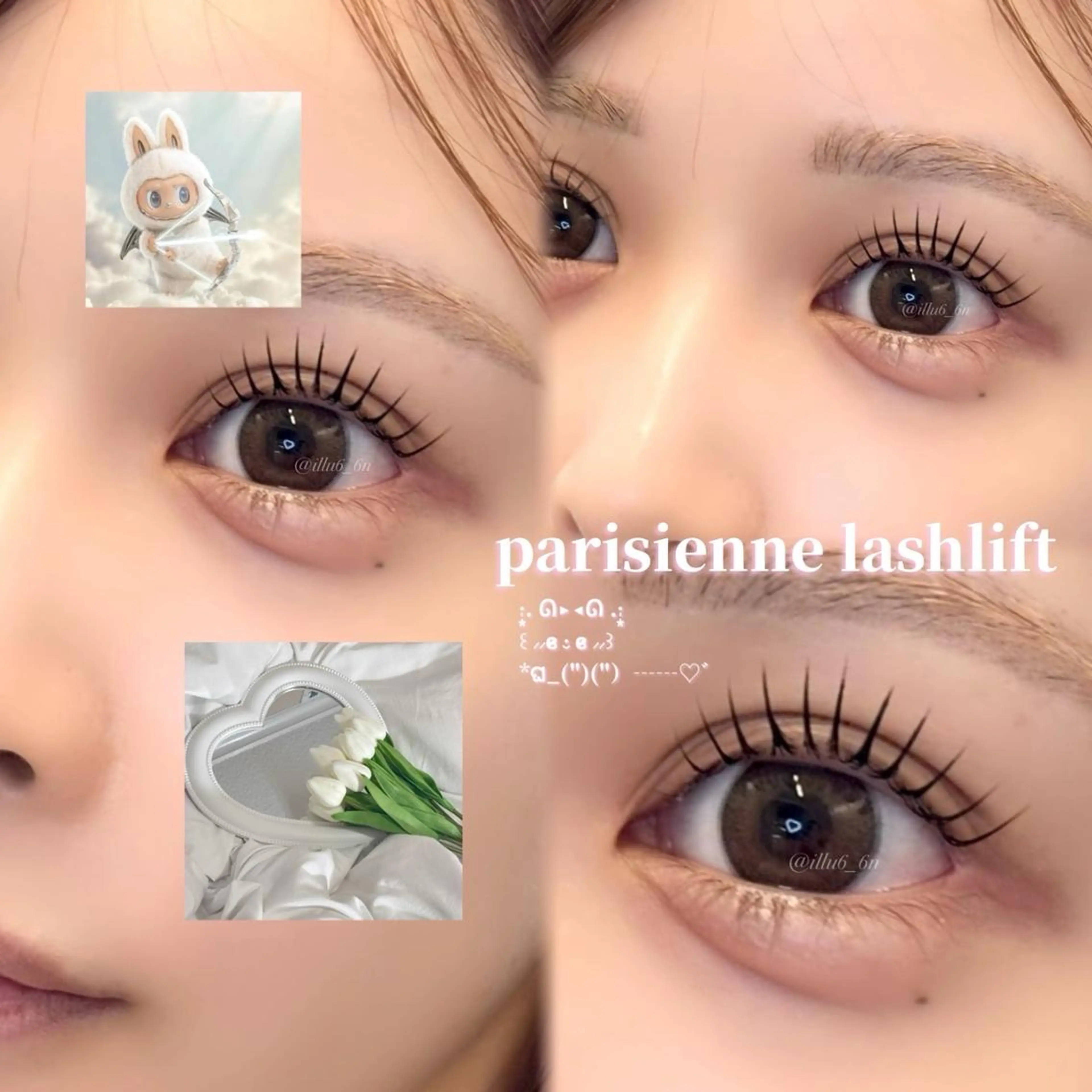 マツエク・マツパ パリジェンヌラッシュリフト マツパ 🦋fein.🍒 official🫧のマツエク・マツパデザイン