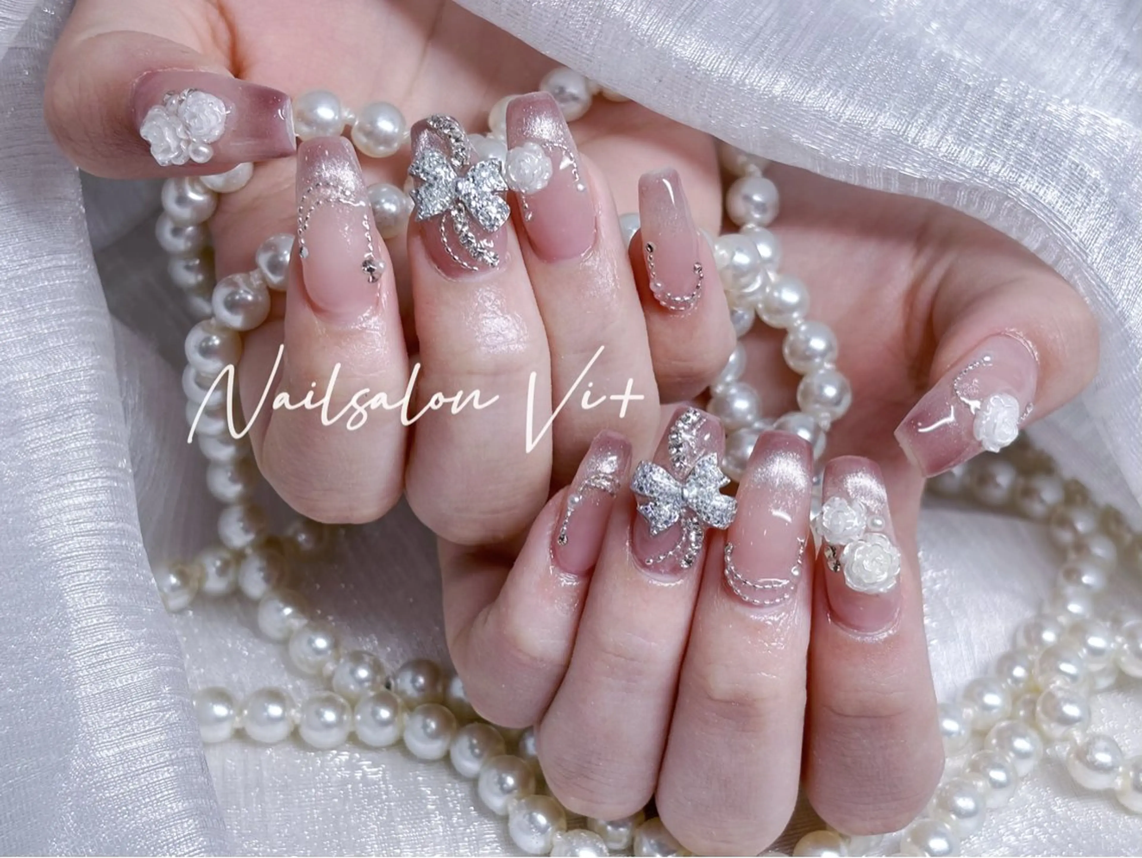 ネイル ハンドネイル Nailsalon Vi+ももか🩷のネイルデザイン