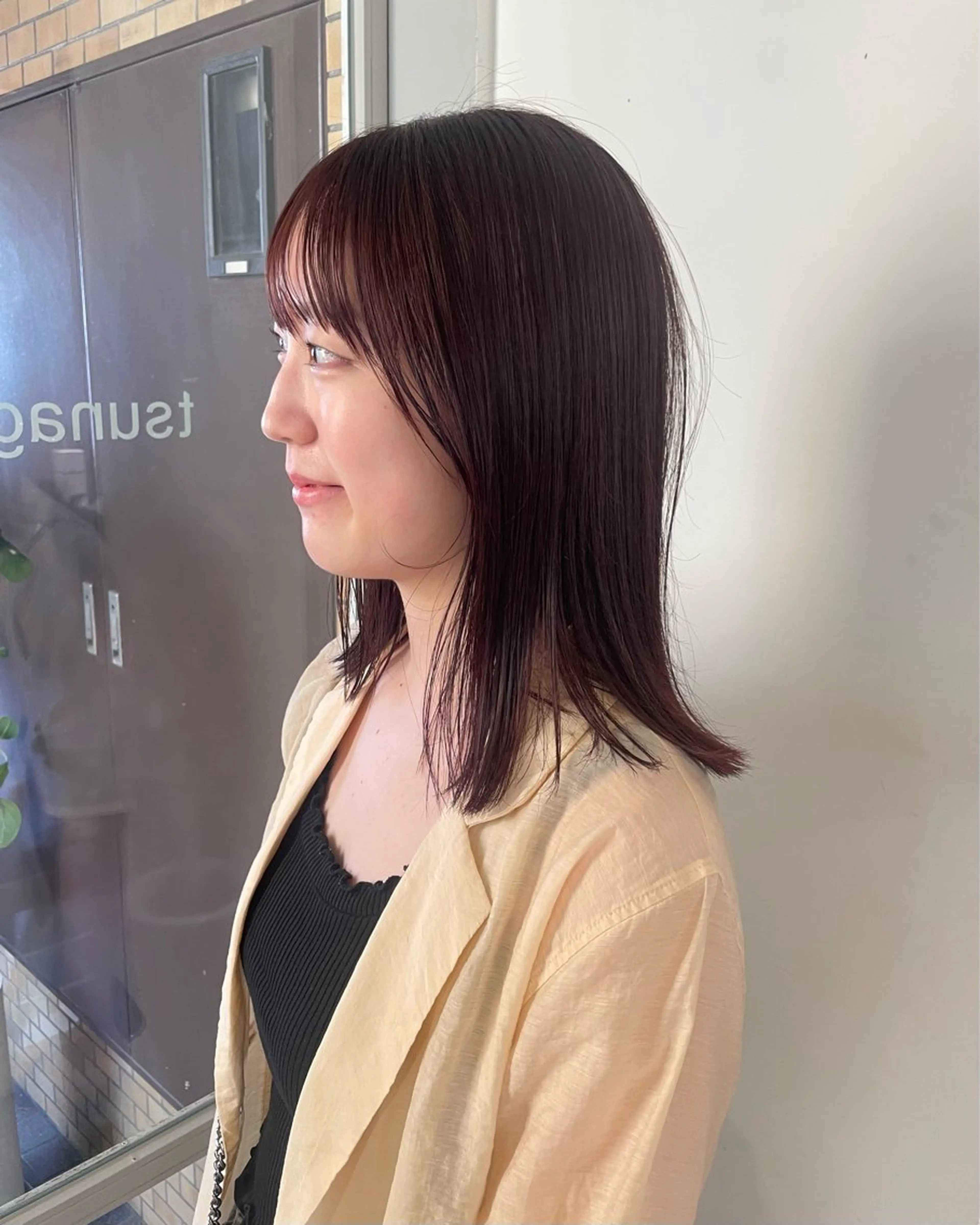 セミロング カラー ヘアカラー トリートメント sachi / tsunaguのヘアスタイル