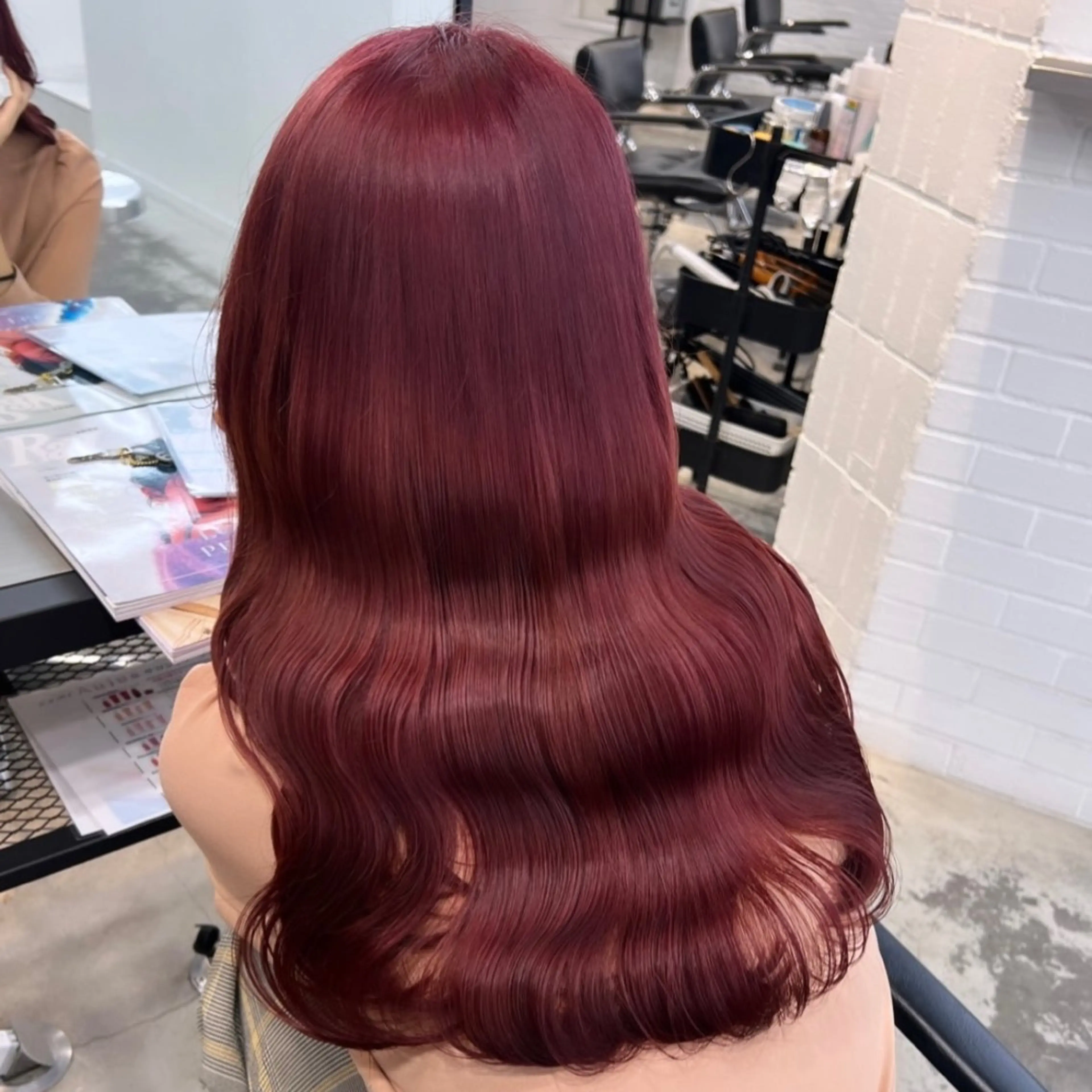 ロング カラー カット ヘアカラー 🍒暖色✖️レイヤー ／Haruna🍒のヘアスタイル