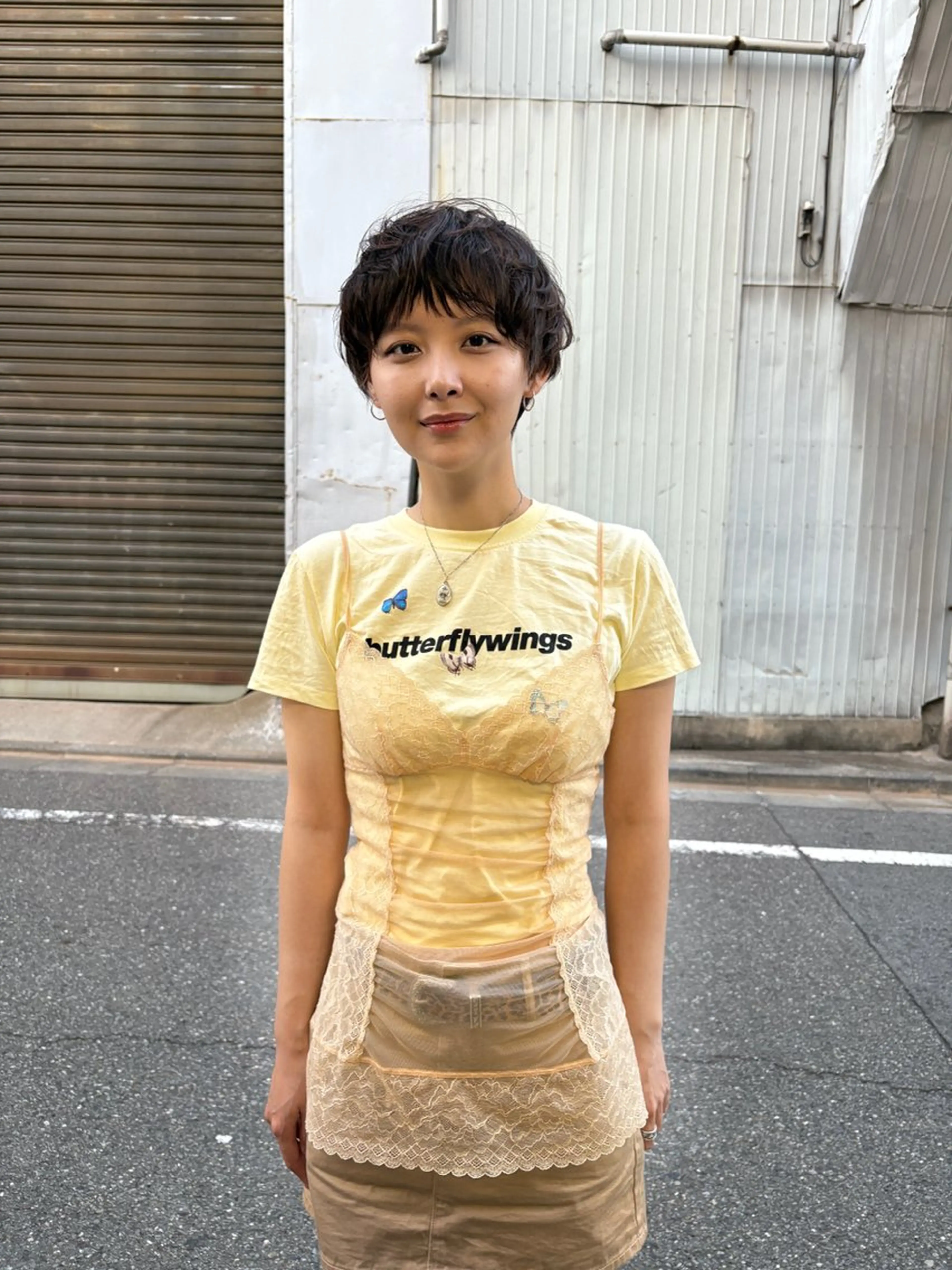 ショート ヘアカラー 武石 優愛のヘアスタイル