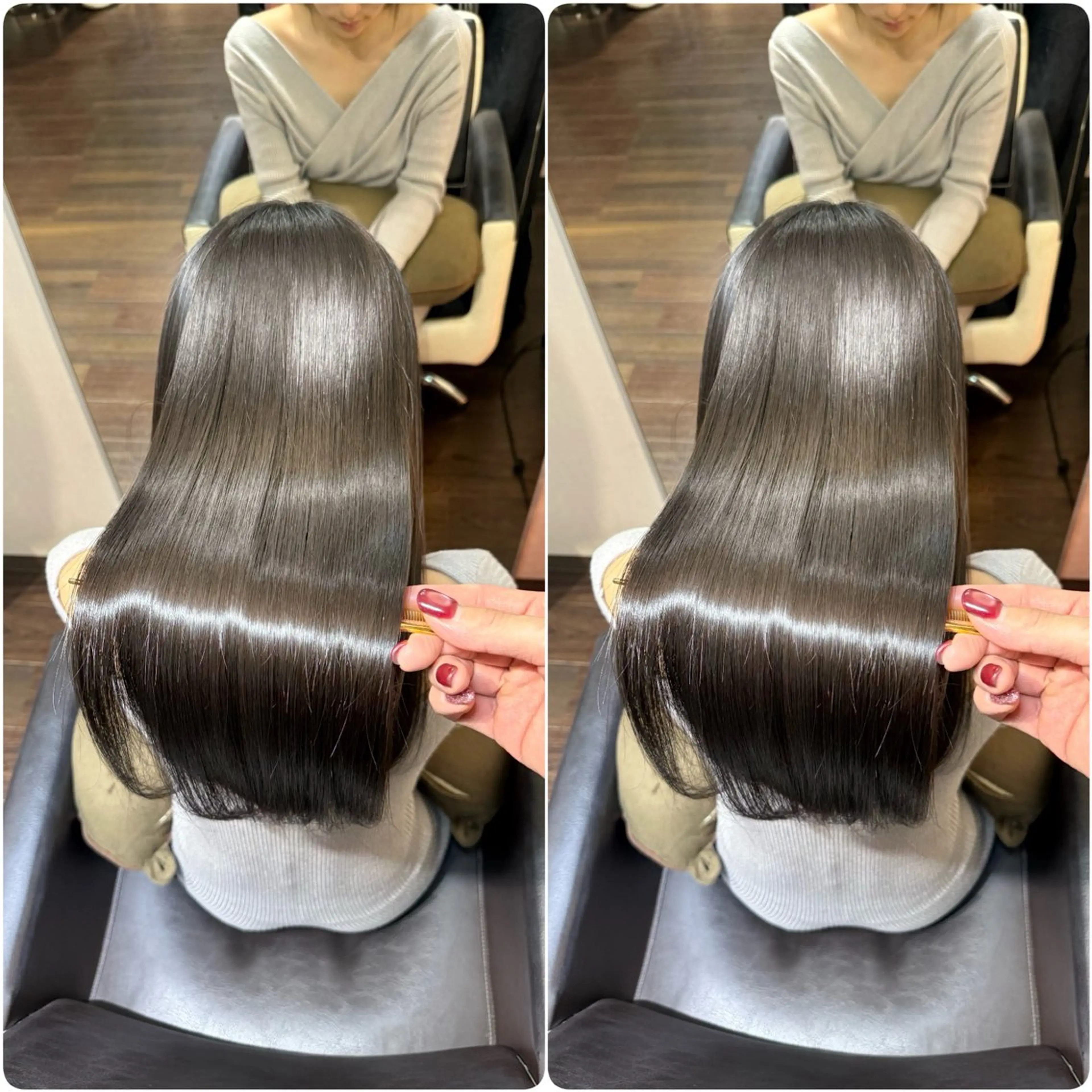 ロング カラー カット 縮毛矯正 トリートメント ヘッドスパ 🌸ULTOWA🌸 髪質改善/縮毛/店長のヘアスタイル