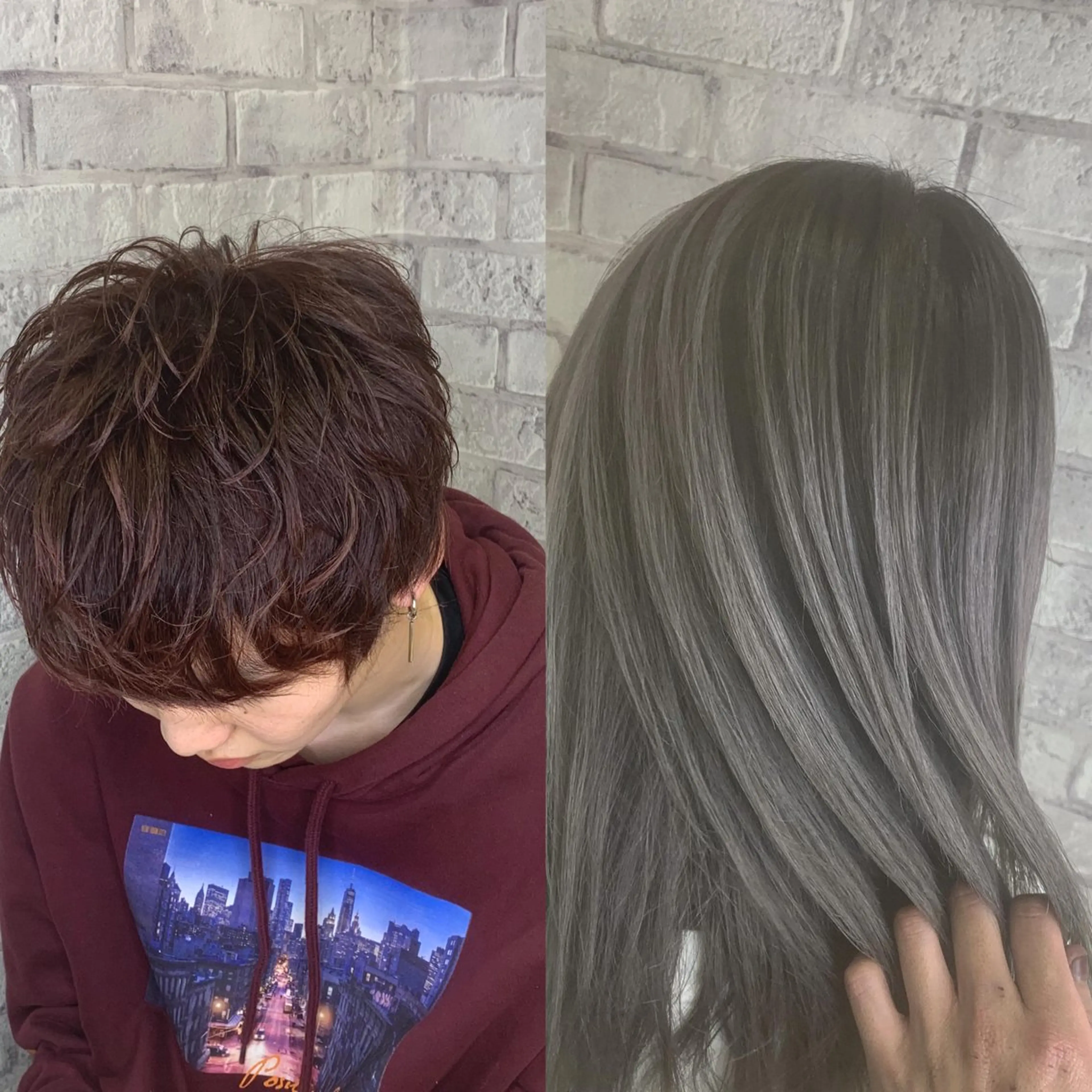 カラー 小林 妃那のヘアスタイル