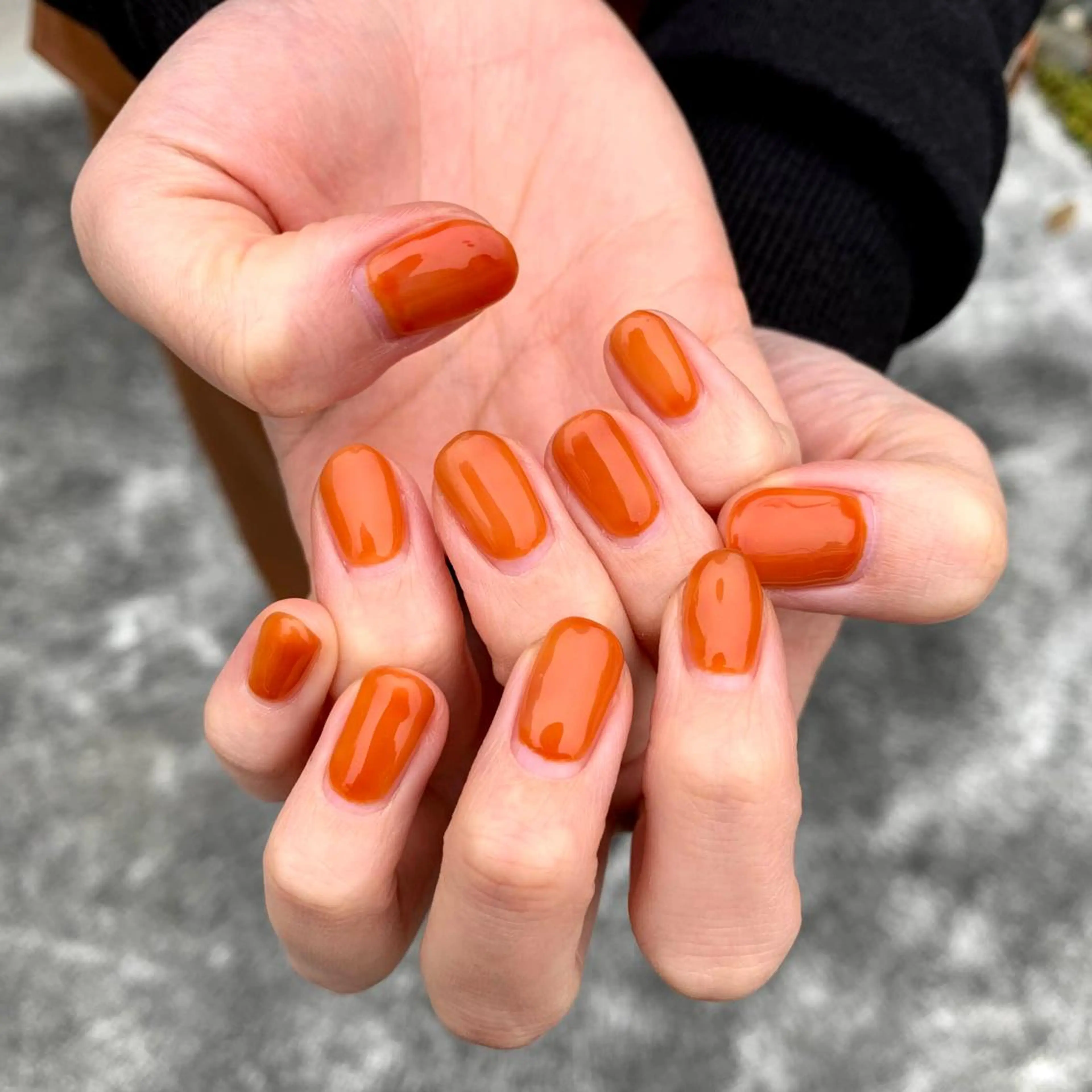 【パラジェル使用💅】ワンカラーネイル(オフ込み)の写真