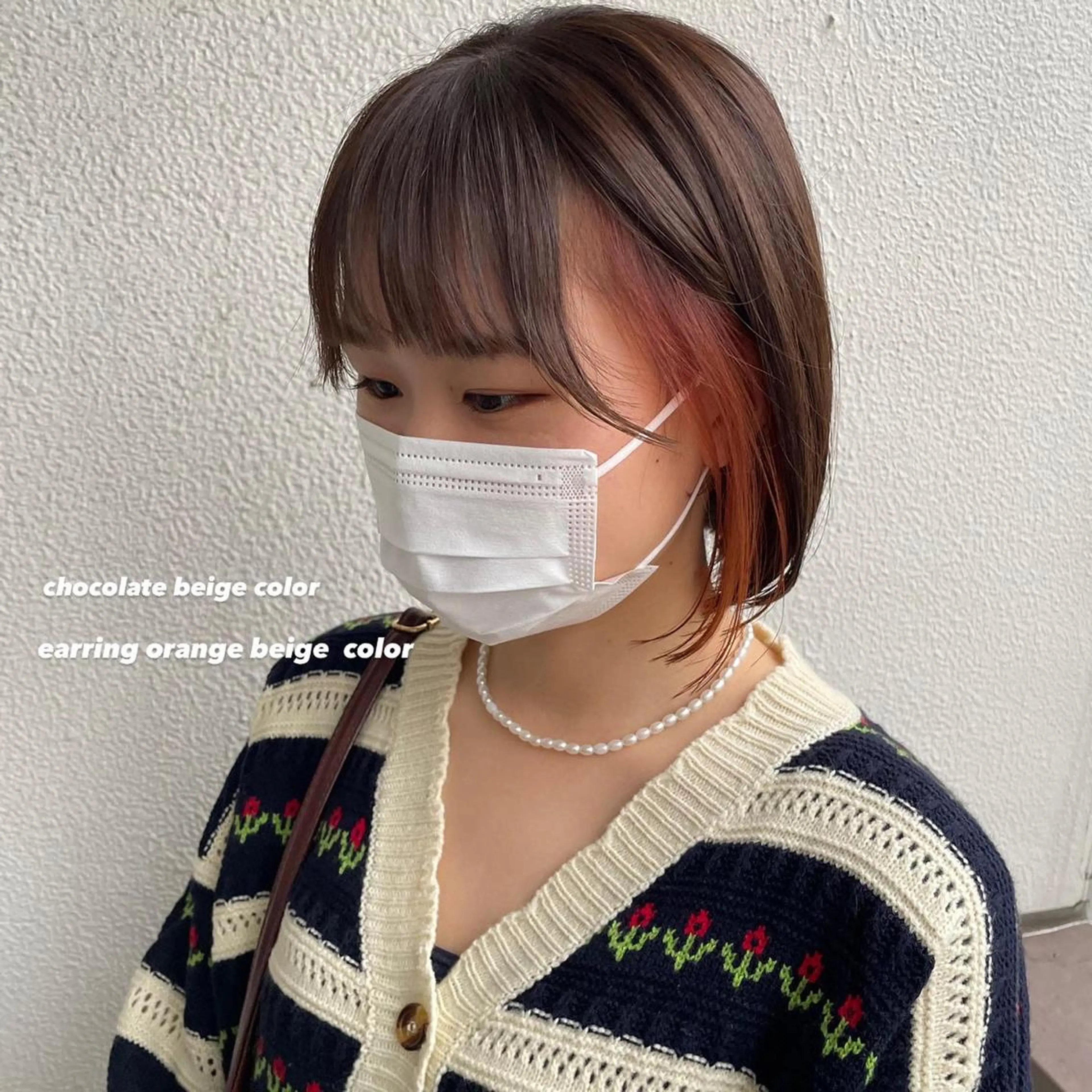 ショート カラー パーマ ヘアアレンジ メンズ キッズ ネイル マツエク・マツパ アイブロウ 透明感カラー・レイヤ ー🎀amika🎀のヘアスタイル